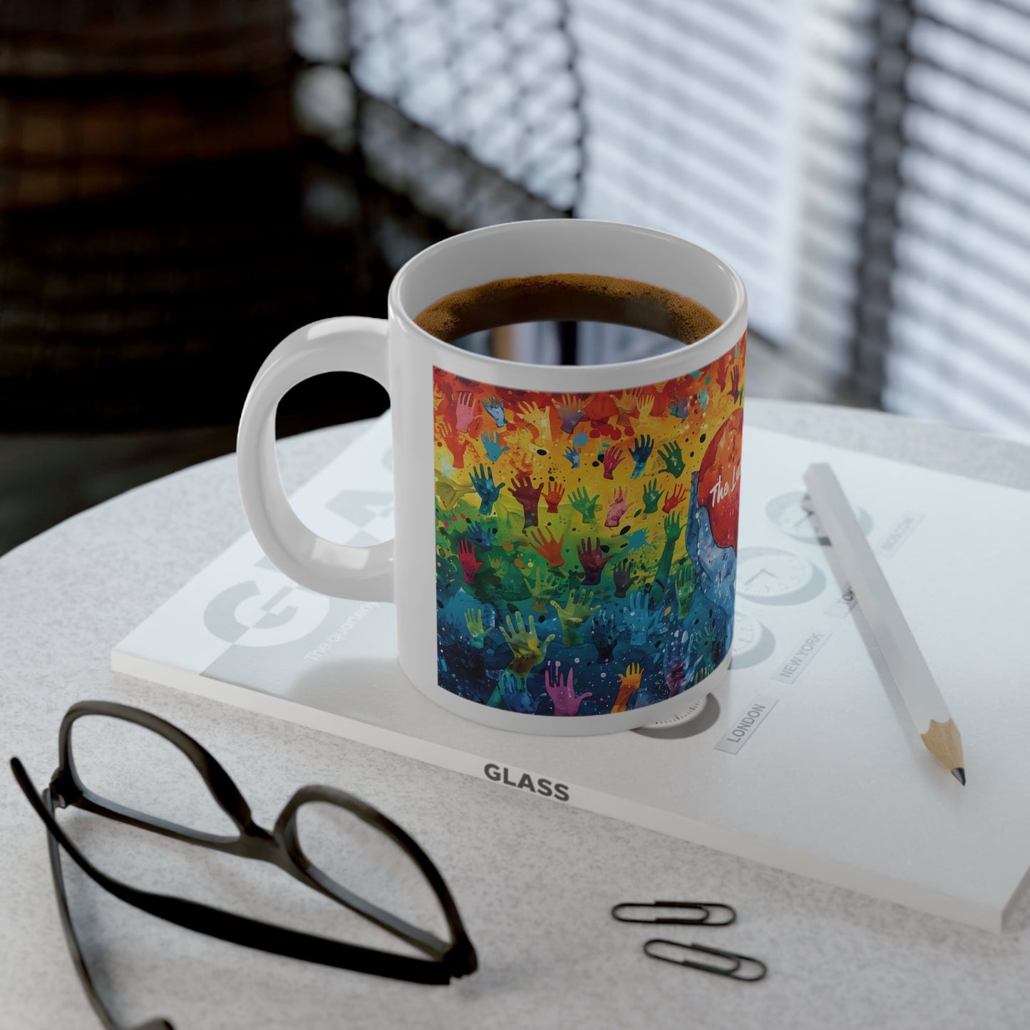 Hearts Pride Mug, 20oz - Mug - The Lucky Wombat