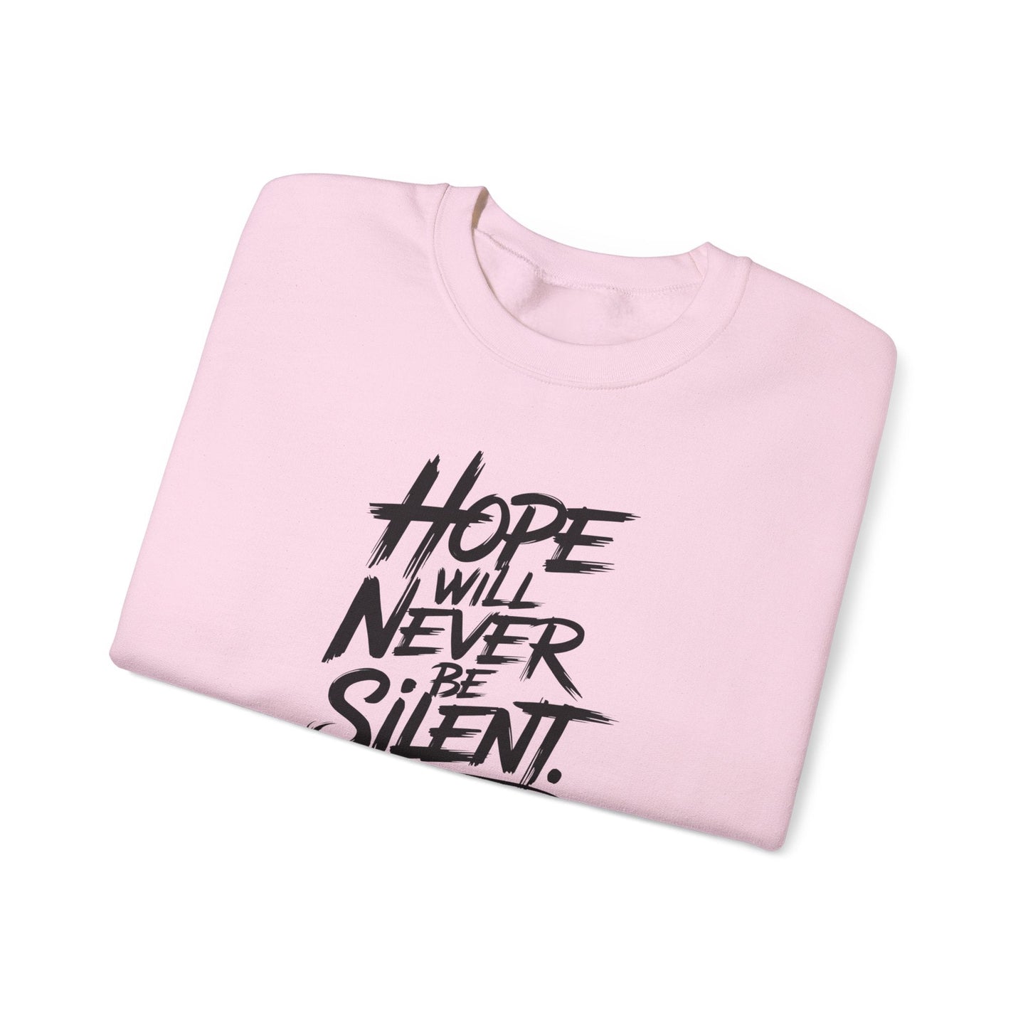 Hope Will Never Be Silent - Harvey Milk Quote - Sweatshirt - Sweatshirt - The Lucky Wombat