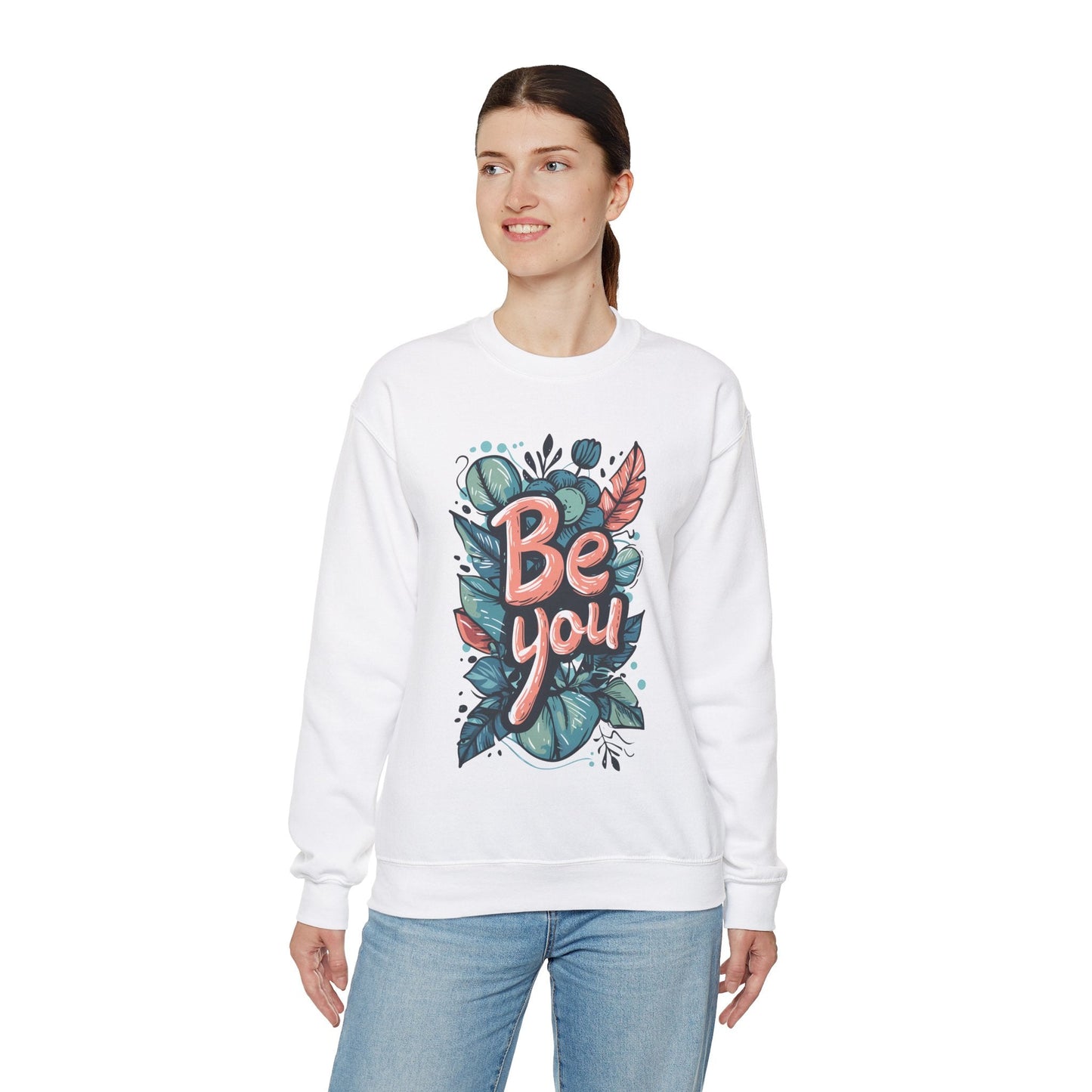 Leaves Be you Unisex Sweatshirt - Sweatshirt - The Lucky Wombat