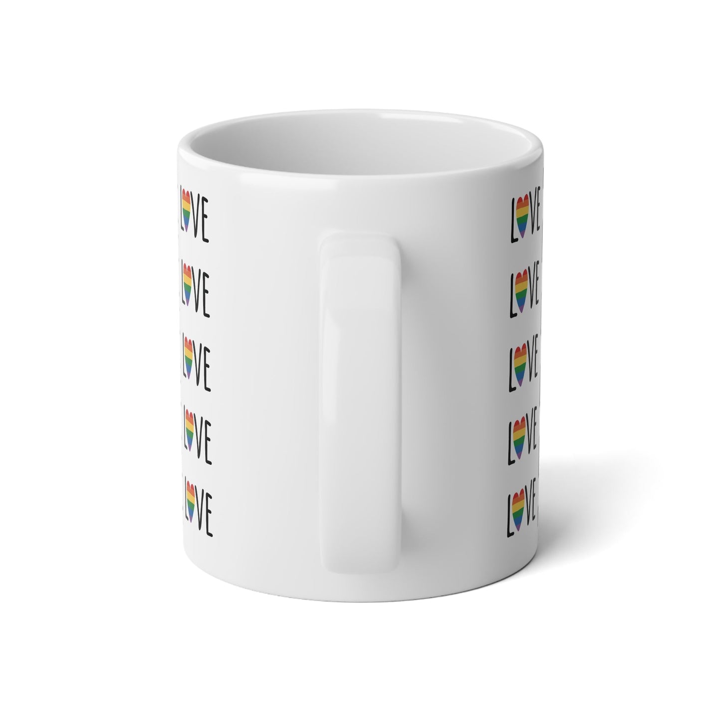 Love Love , Mega Mug, 20oz - Mug - The Lucky Wombat