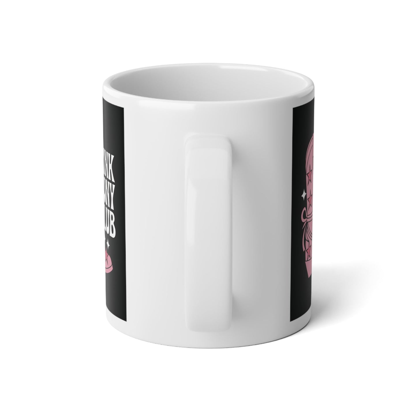 Pink Pony Club Mega Mug - 20oz Ceramic Cup - Mug - The Lucky Wombat