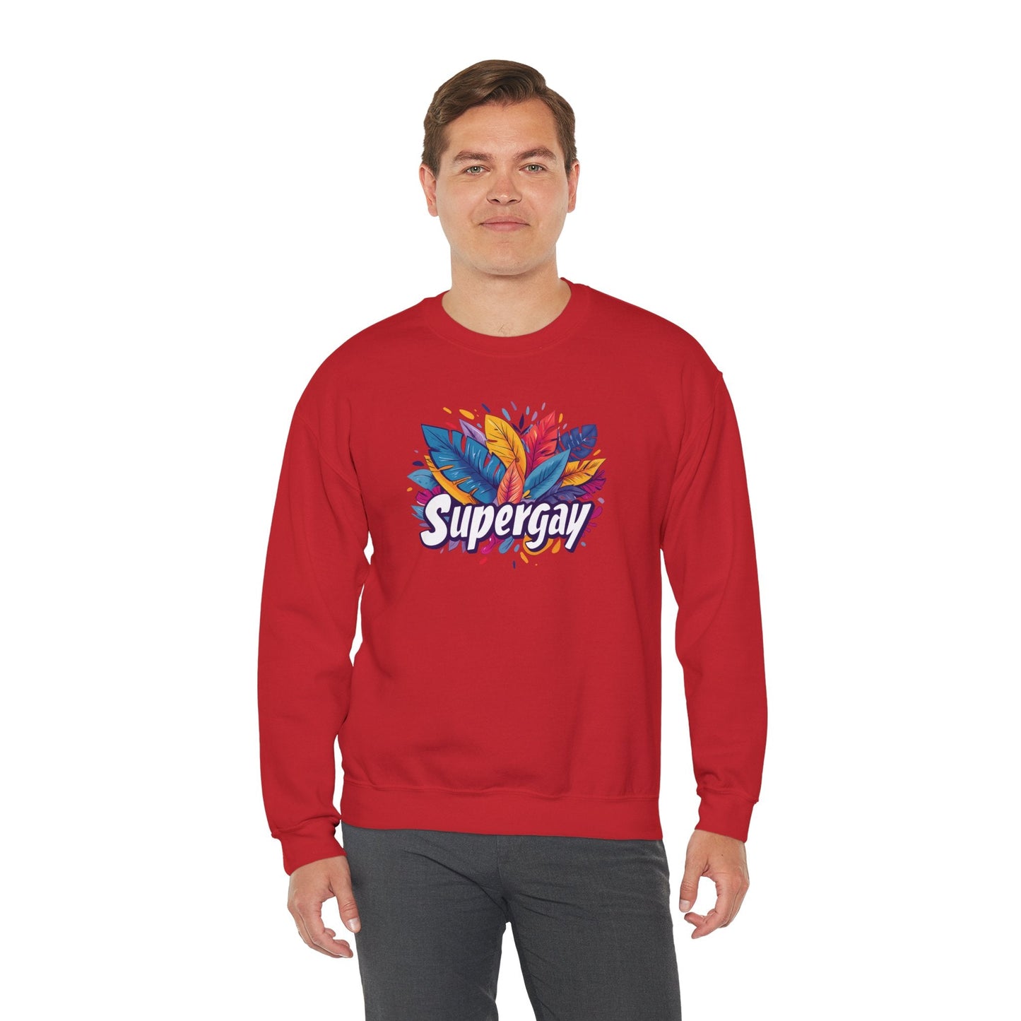 Supergay Unisex Sweatshirt - Sweatshirt - The Lucky Wombat