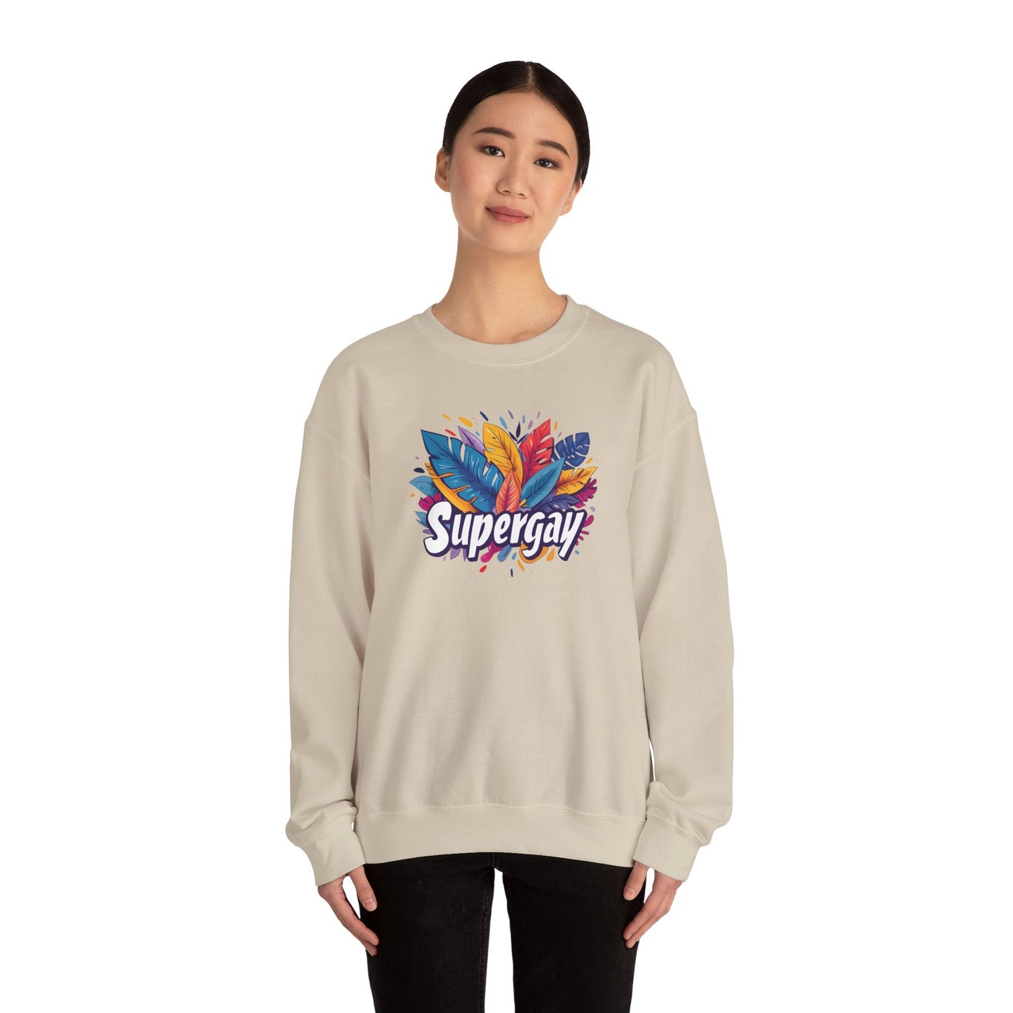 Supergay Unisex Sweatshirt - Sweatshirt - The Lucky Wombat