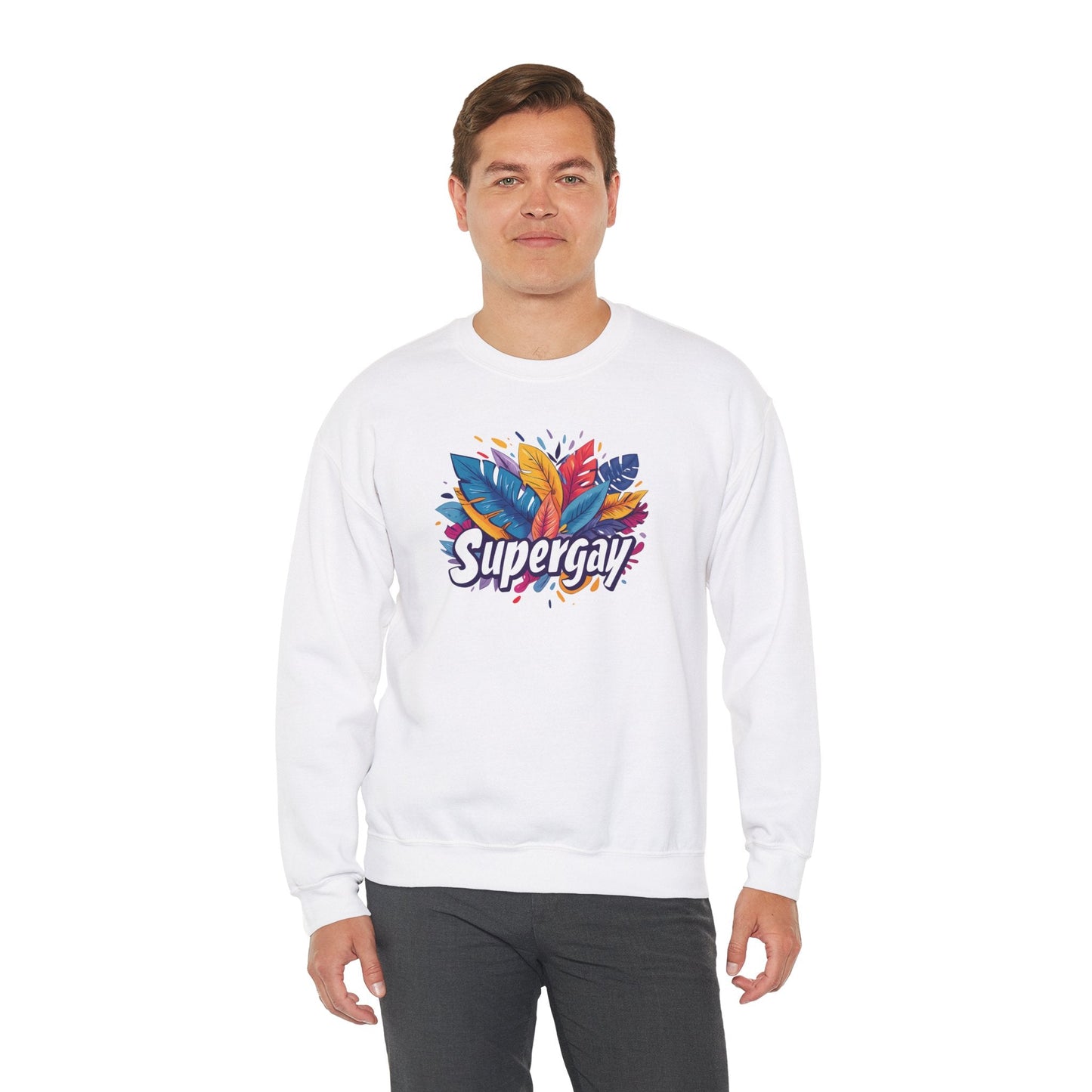 Supergay Unisex Sweatshirt - Sweatshirt - The Lucky Wombat