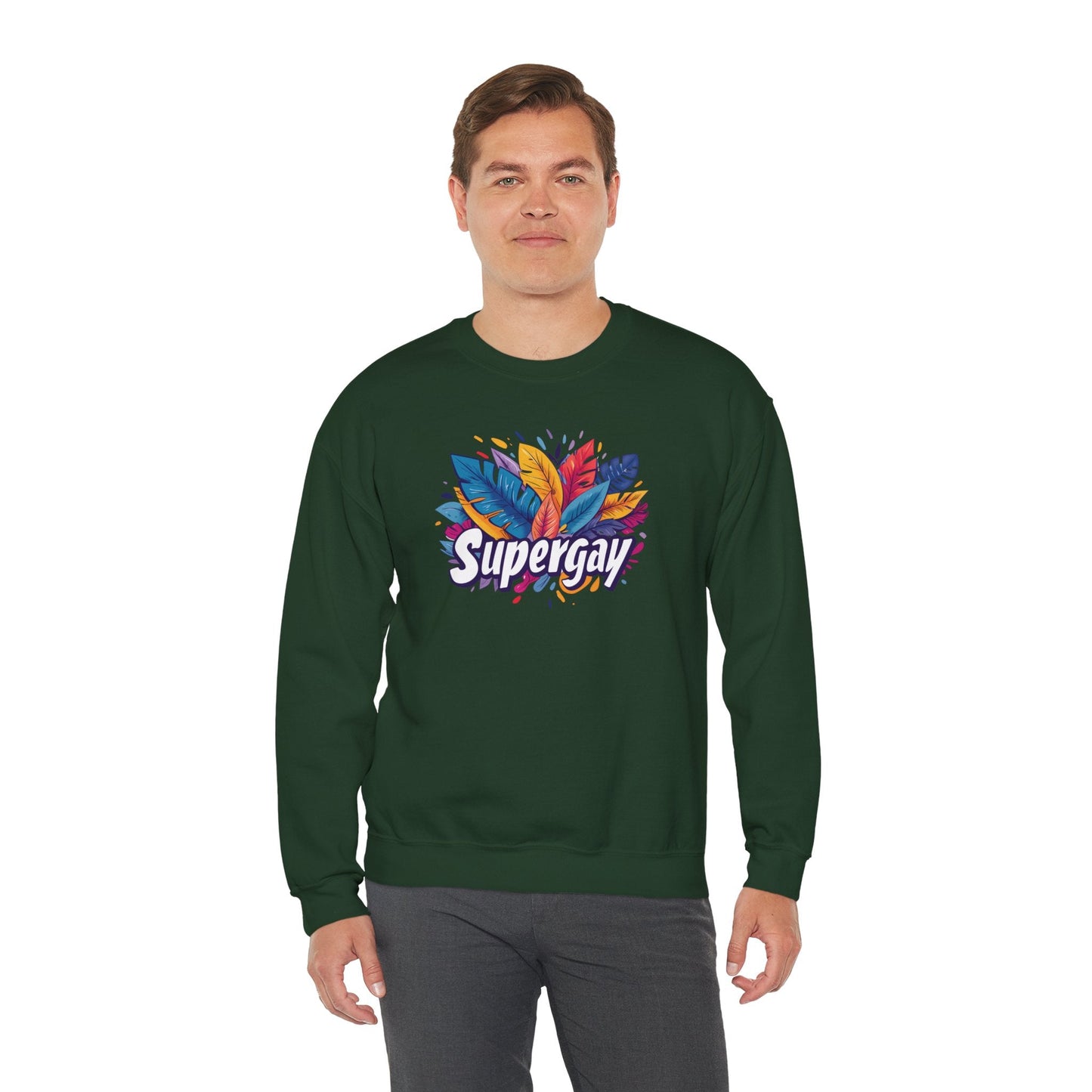 Supergay Unisex Sweatshirt - Sweatshirt - The Lucky Wombat