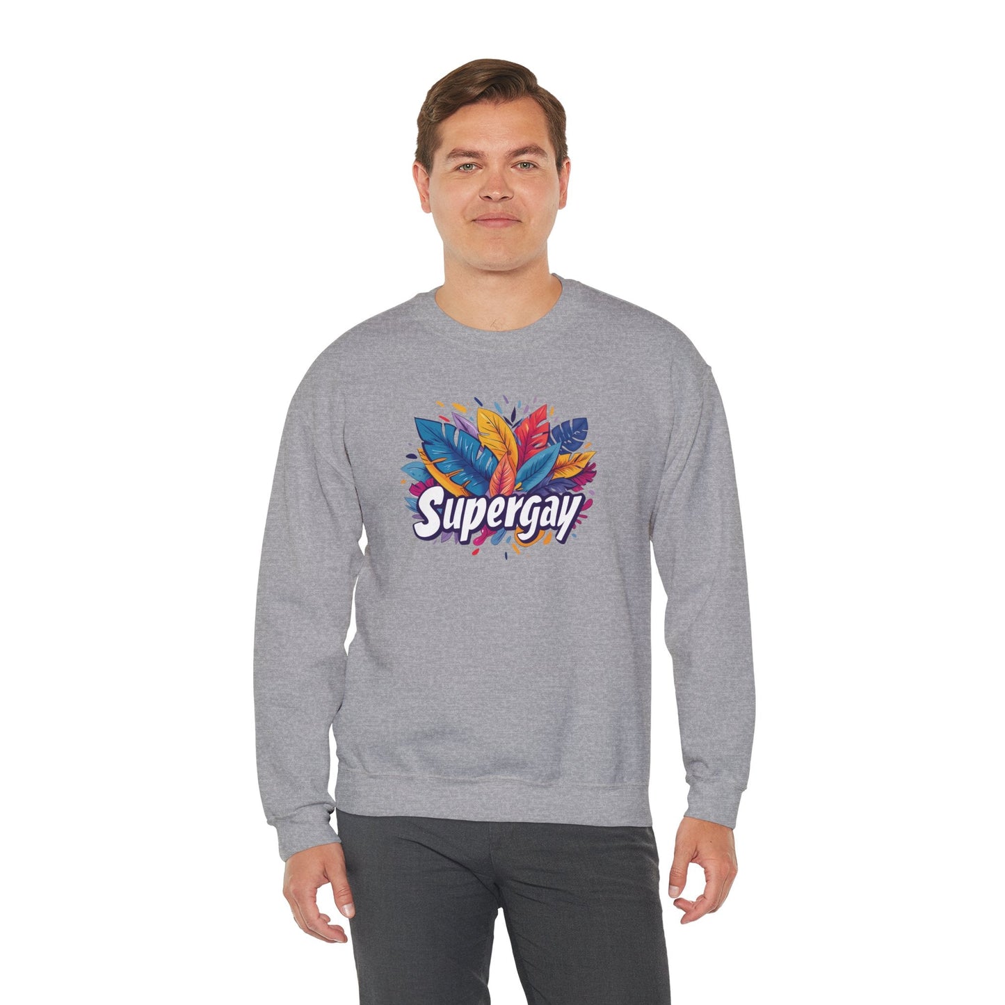 Supergay Unisex Sweatshirt - Sweatshirt - The Lucky Wombat