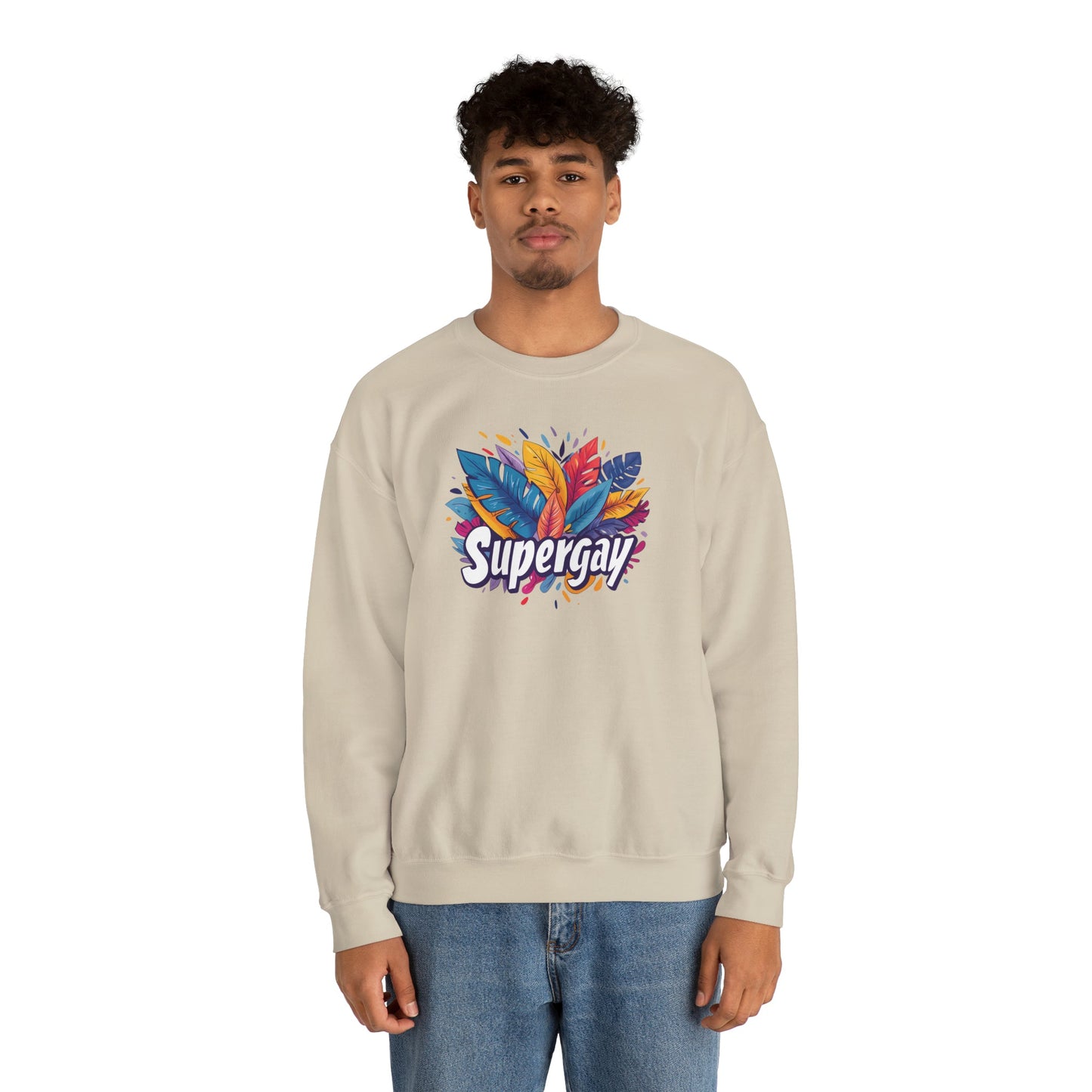 Supergay Unisex Sweatshirt - Sweatshirt - The Lucky Wombat