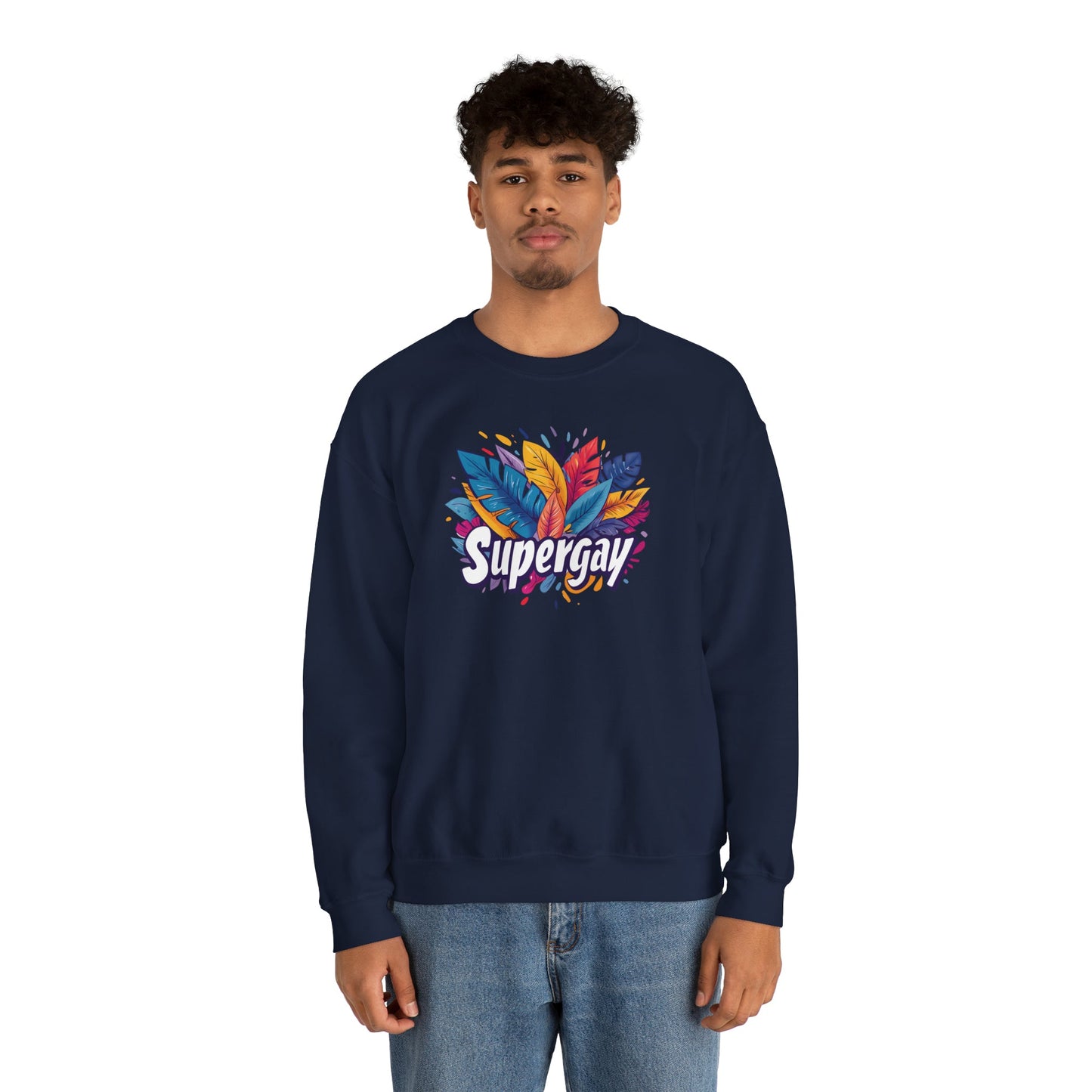 Supergay Unisex Sweatshirt - Sweatshirt - The Lucky Wombat