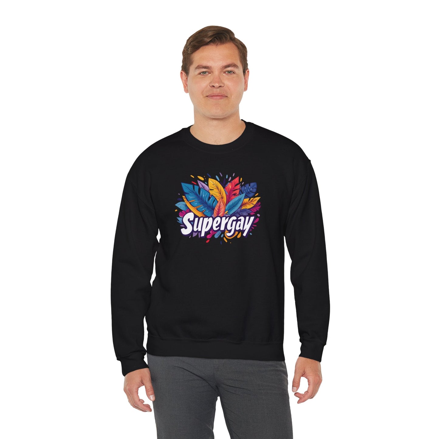 Supergay Unisex Sweatshirt - Sweatshirt - The Lucky Wombat