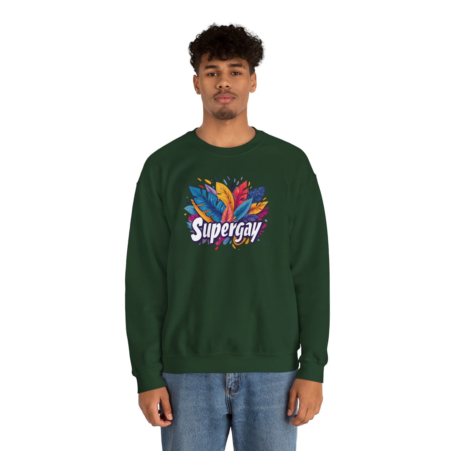 Supergay Unisex Sweatshirt - Sweatshirt - The Lucky Wombat