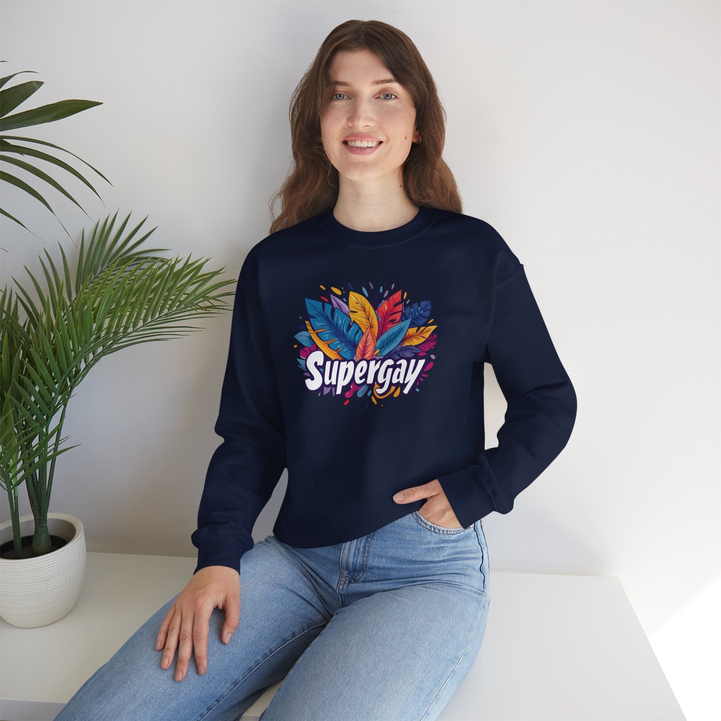 Supergay Unisex Sweatshirt - Sweatshirt - The Lucky Wombat