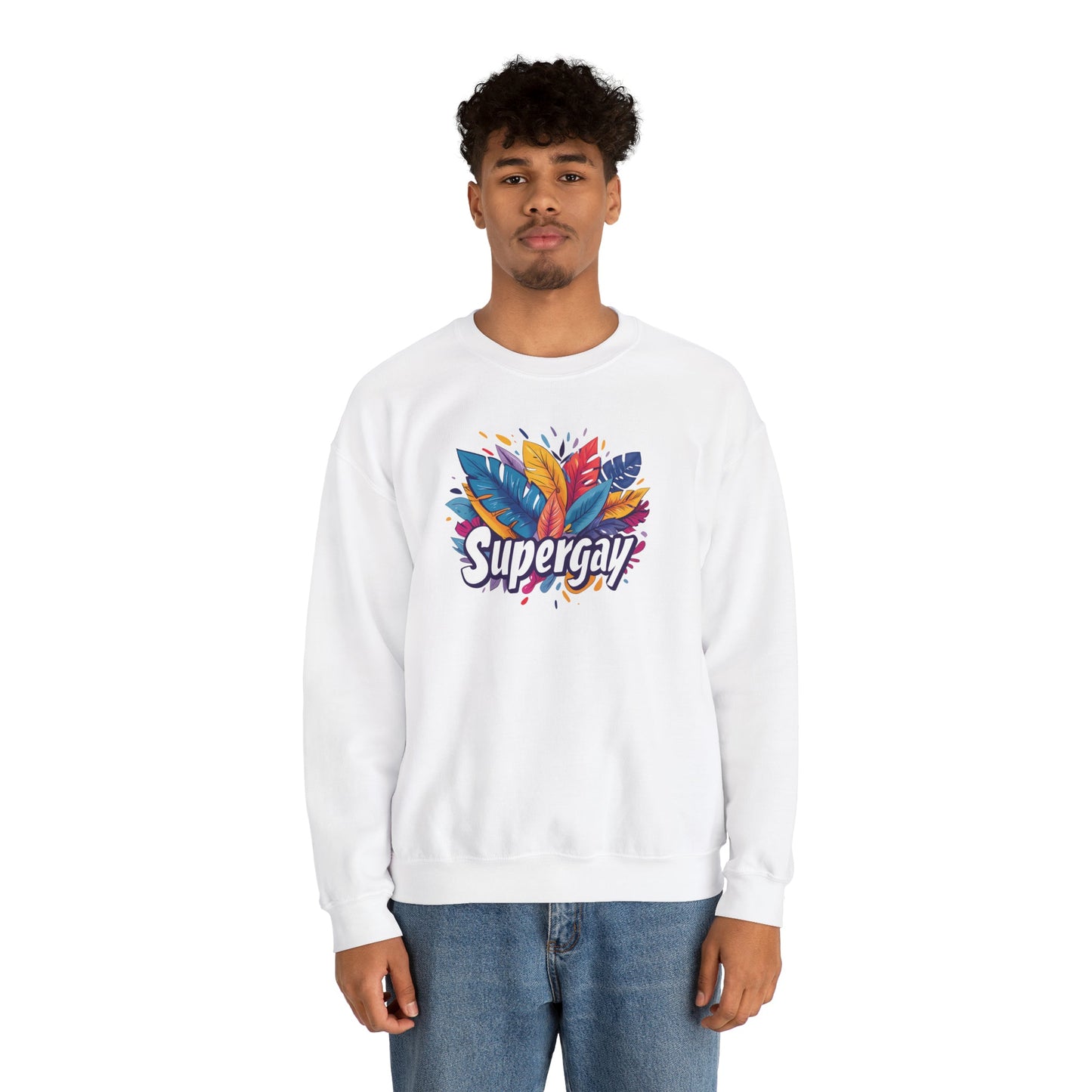 Supergay Unisex Sweatshirt - Sweatshirt - The Lucky Wombat