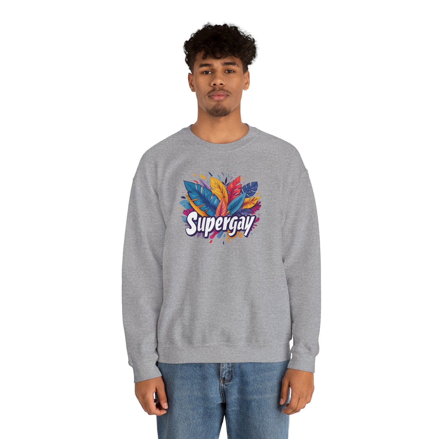 Supergay Unisex Sweatshirt - Sweatshirt - The Lucky Wombat