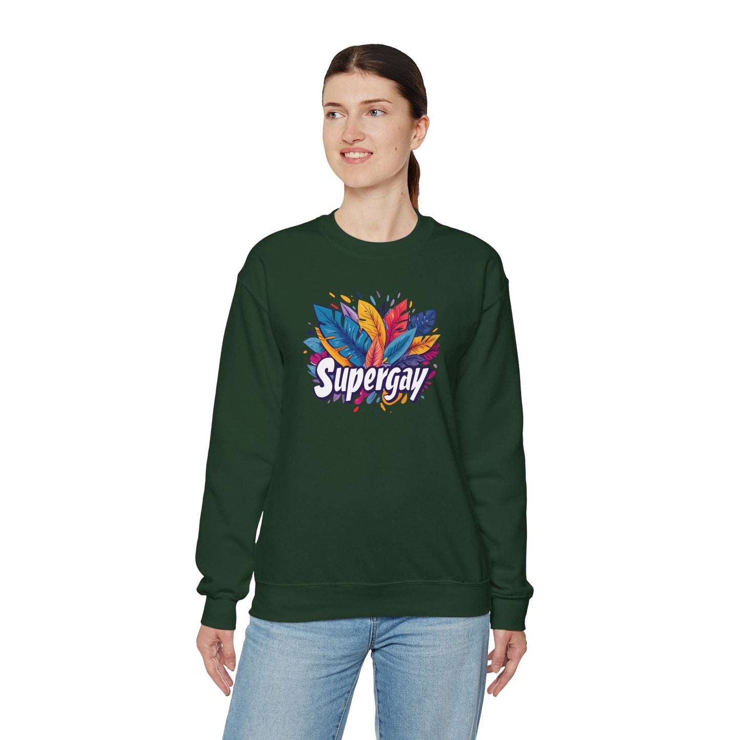 Supergay Unisex Sweatshirt - Sweatshirt - The Lucky Wombat