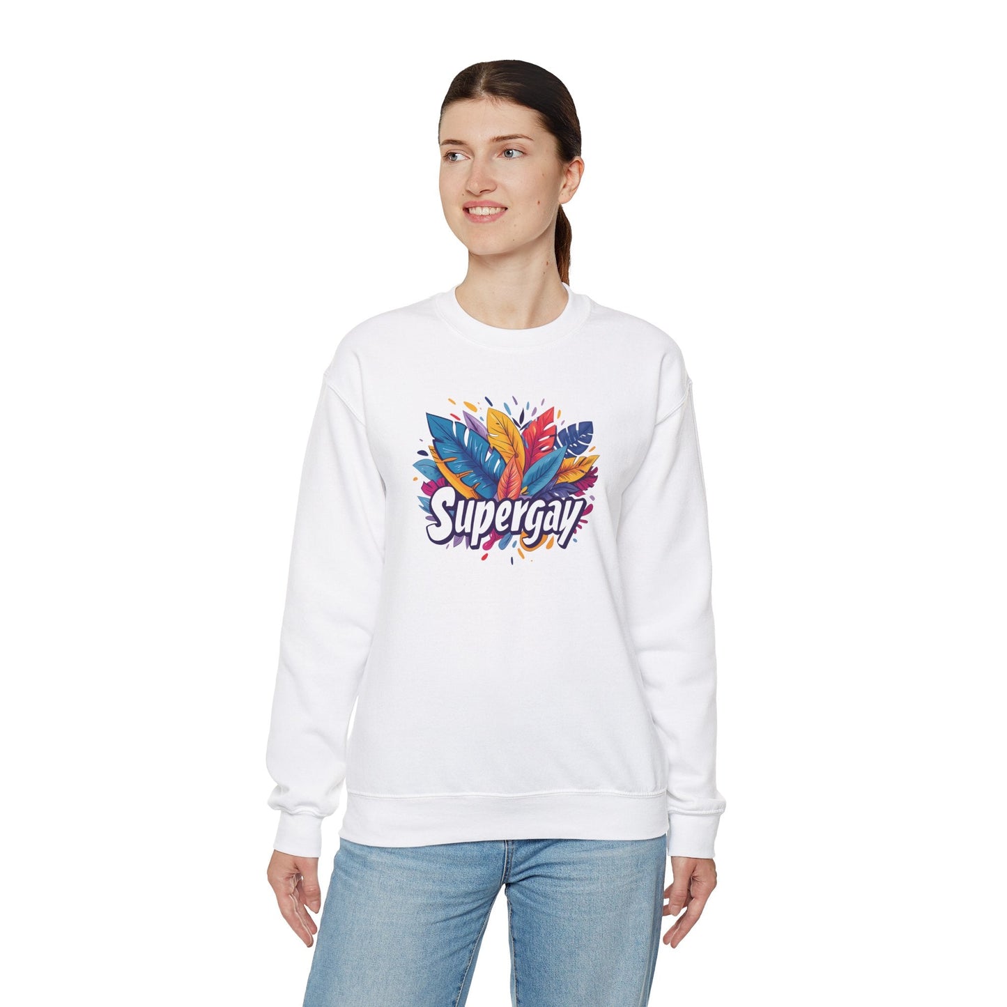 Supergay Unisex Sweatshirt - Sweatshirt - The Lucky Wombat