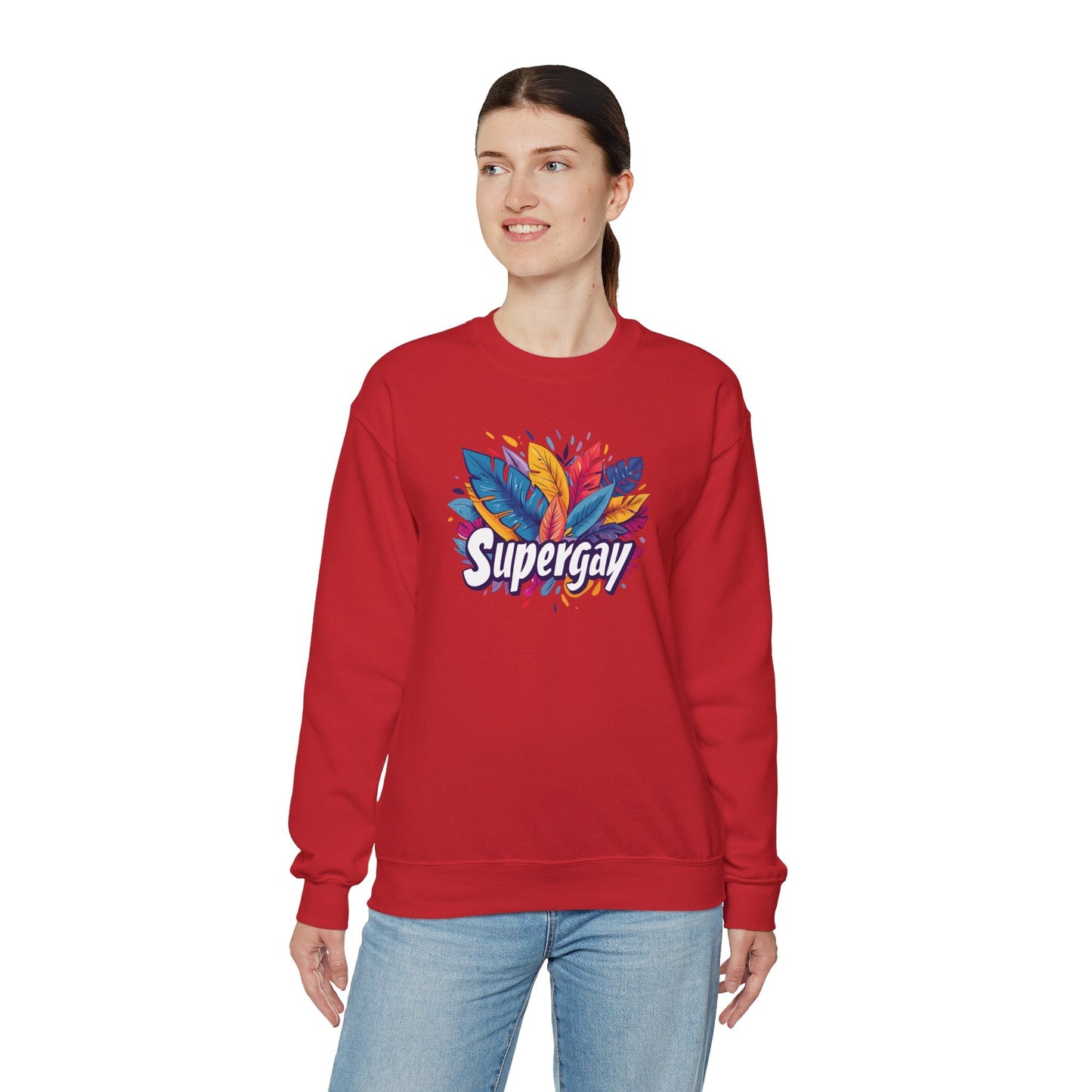 Supergay Unisex Sweatshirt - Sweatshirt - The Lucky Wombat