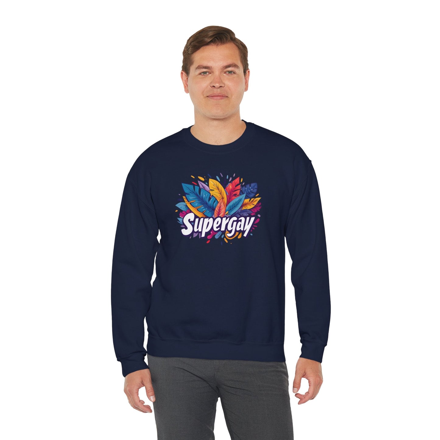 Supergay Unisex Sweatshirt - Sweatshirt - The Lucky Wombat