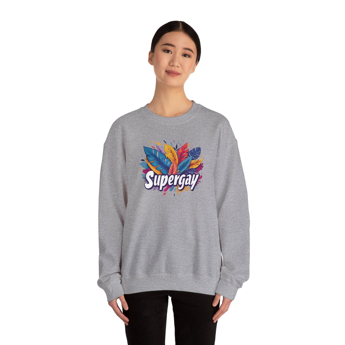 Supergay Unisex Sweatshirt - Sweatshirt - The Lucky Wombat