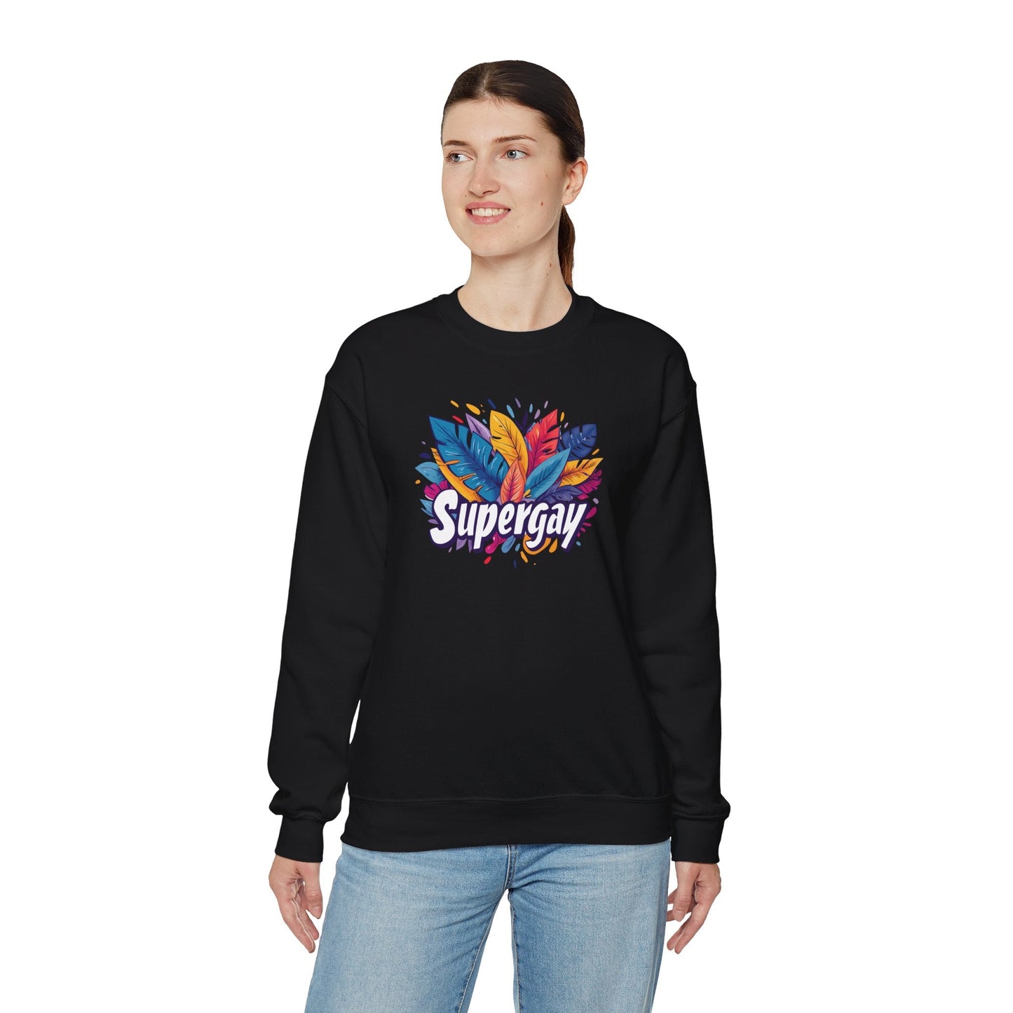 Supergay Unisex Sweatshirt - Sweatshirt - The Lucky Wombat
