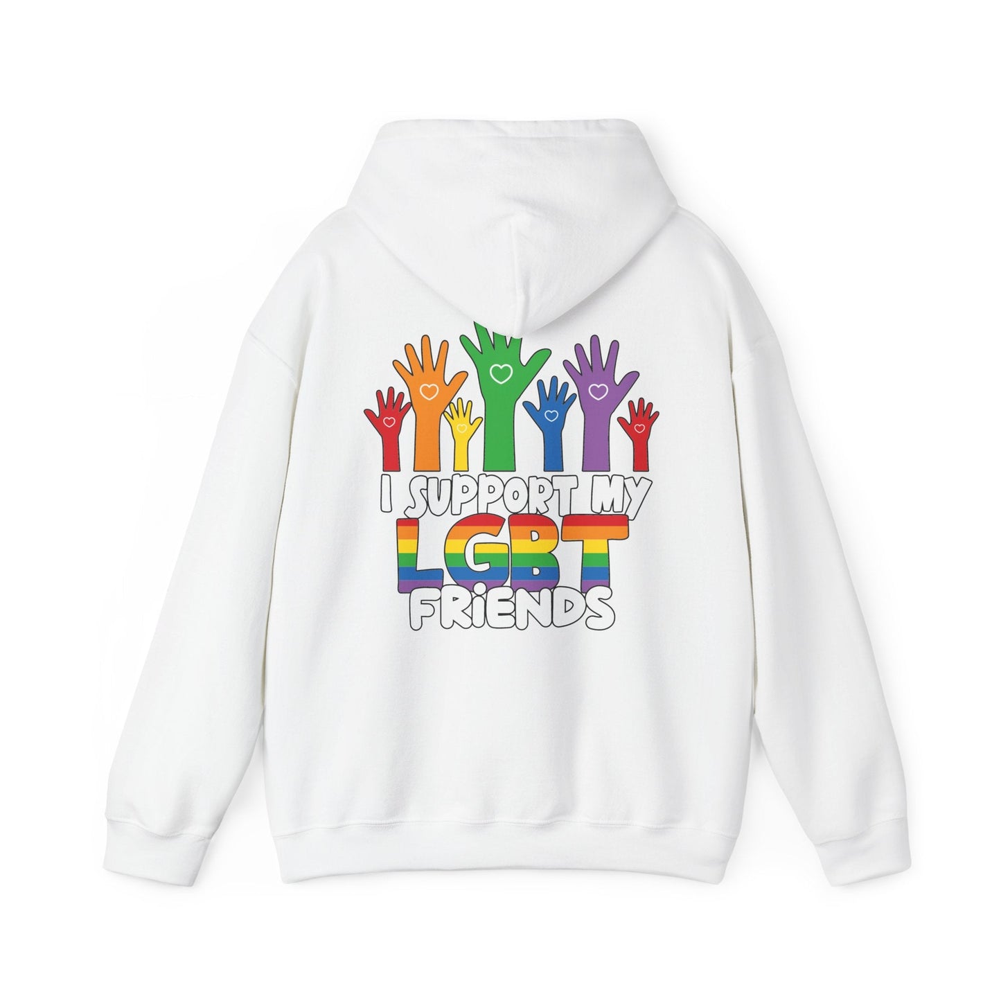 Support My LGBT Friends Hoodie - Hoodie - The Lucky Wombat