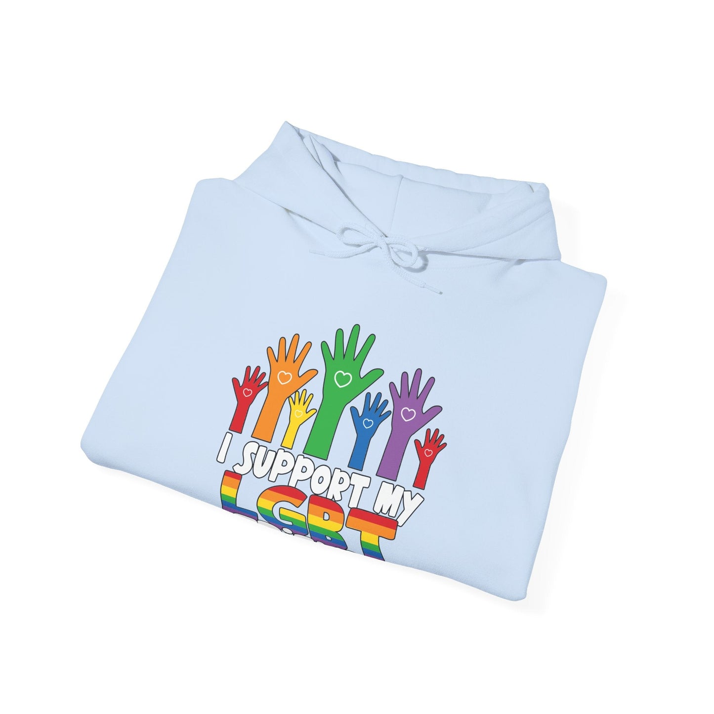 Support My LGBT Friends Hoodie - Hoodie - The Lucky Wombat