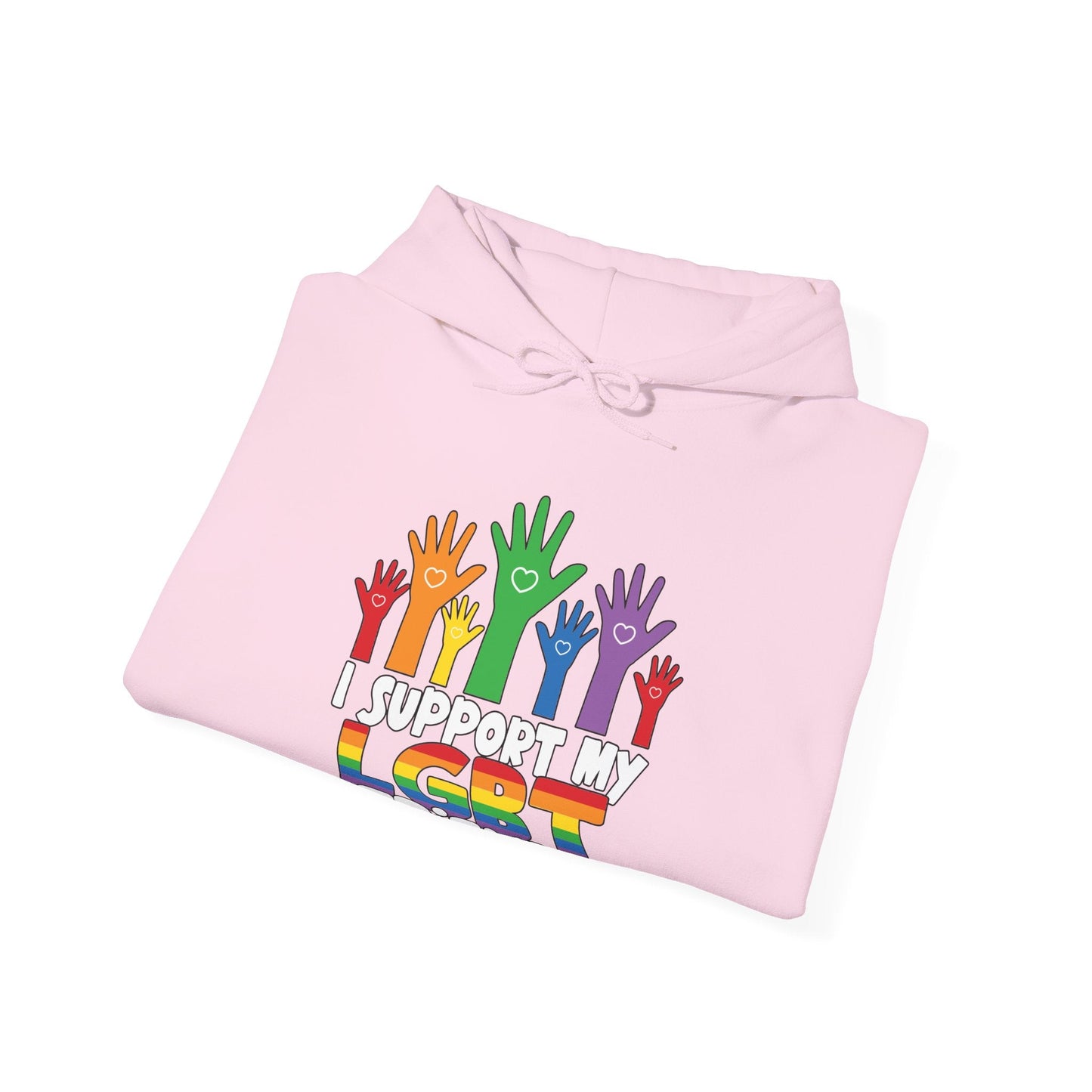 Support My LGBT Friends Hoodie - Hoodie - The Lucky Wombat