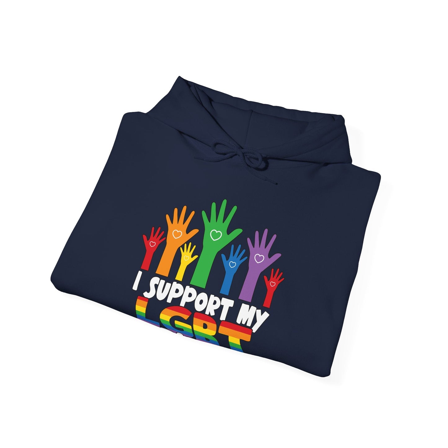 Support My LGBT Friends Hoodie - Hoodie - The Lucky Wombat