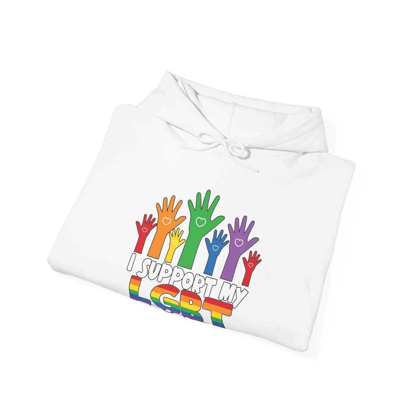 Support My LGBT Friends Hoodie - Hoodie - The Lucky Wombat