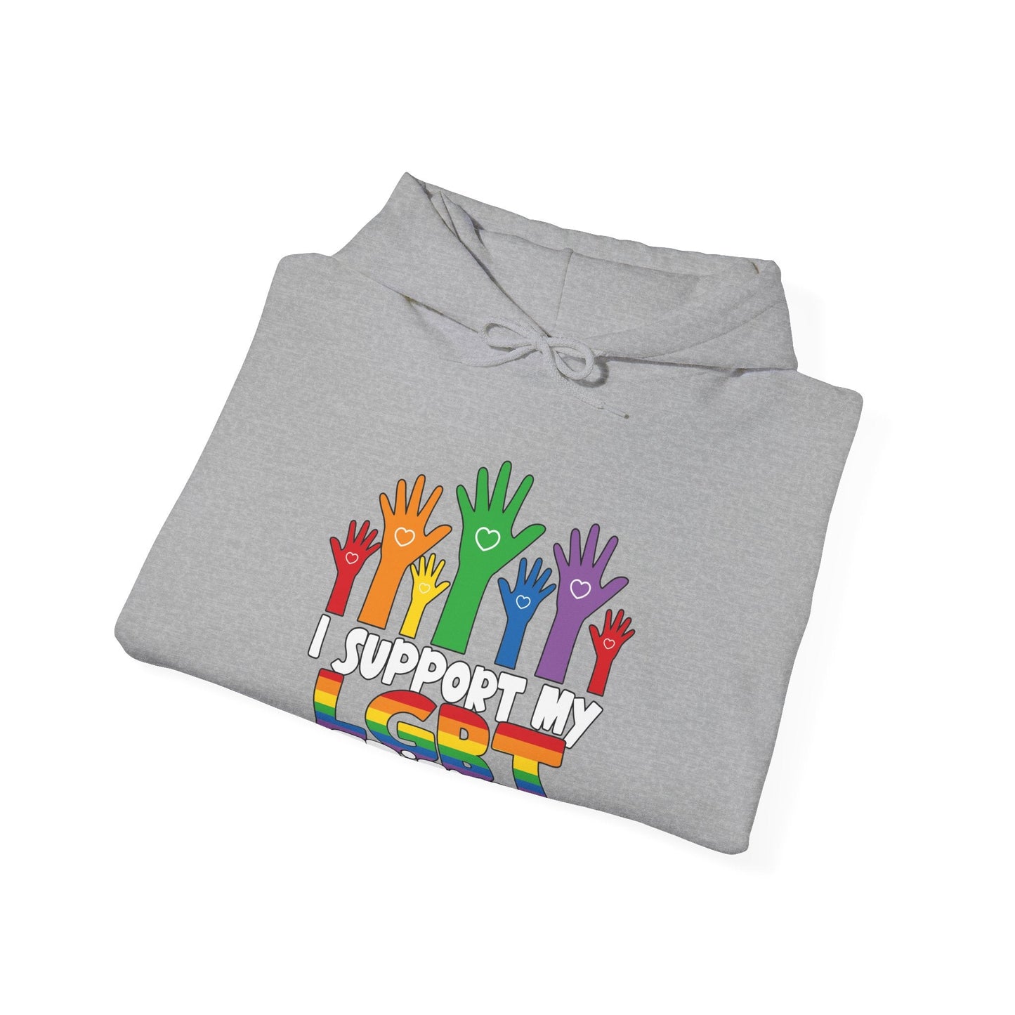 Support My LGBT Friends Hoodie - Hoodie - The Lucky Wombat