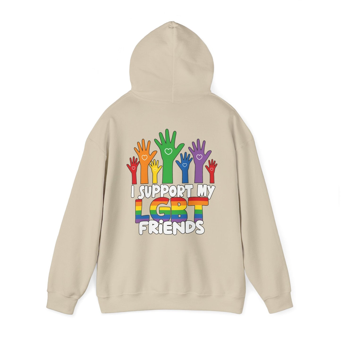 Support My LGBT Friends Hoodie - Hoodie - The Lucky Wombat