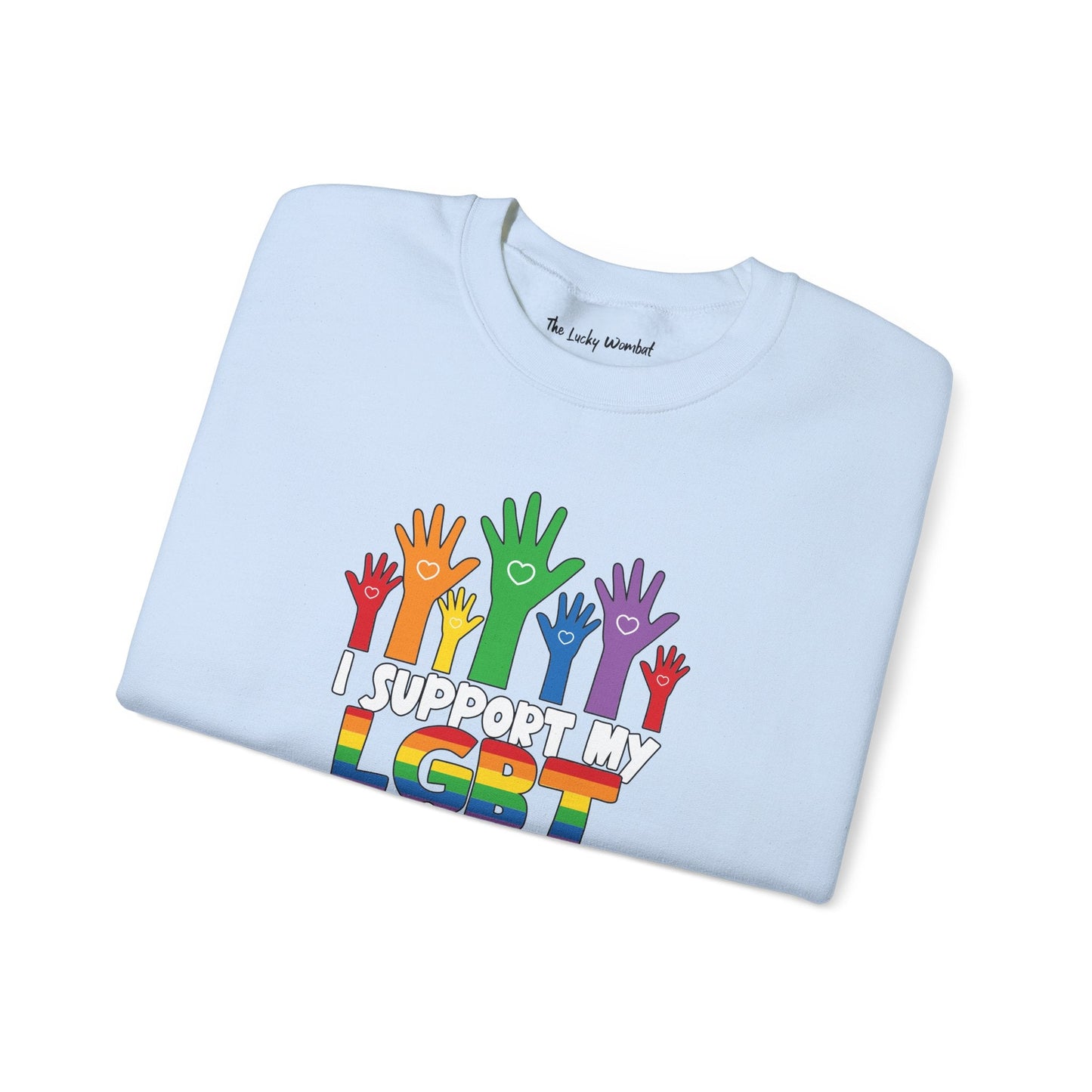 Support My LGBT Friends - Sweatshirt - Sweatshirt - The Lucky Wombat