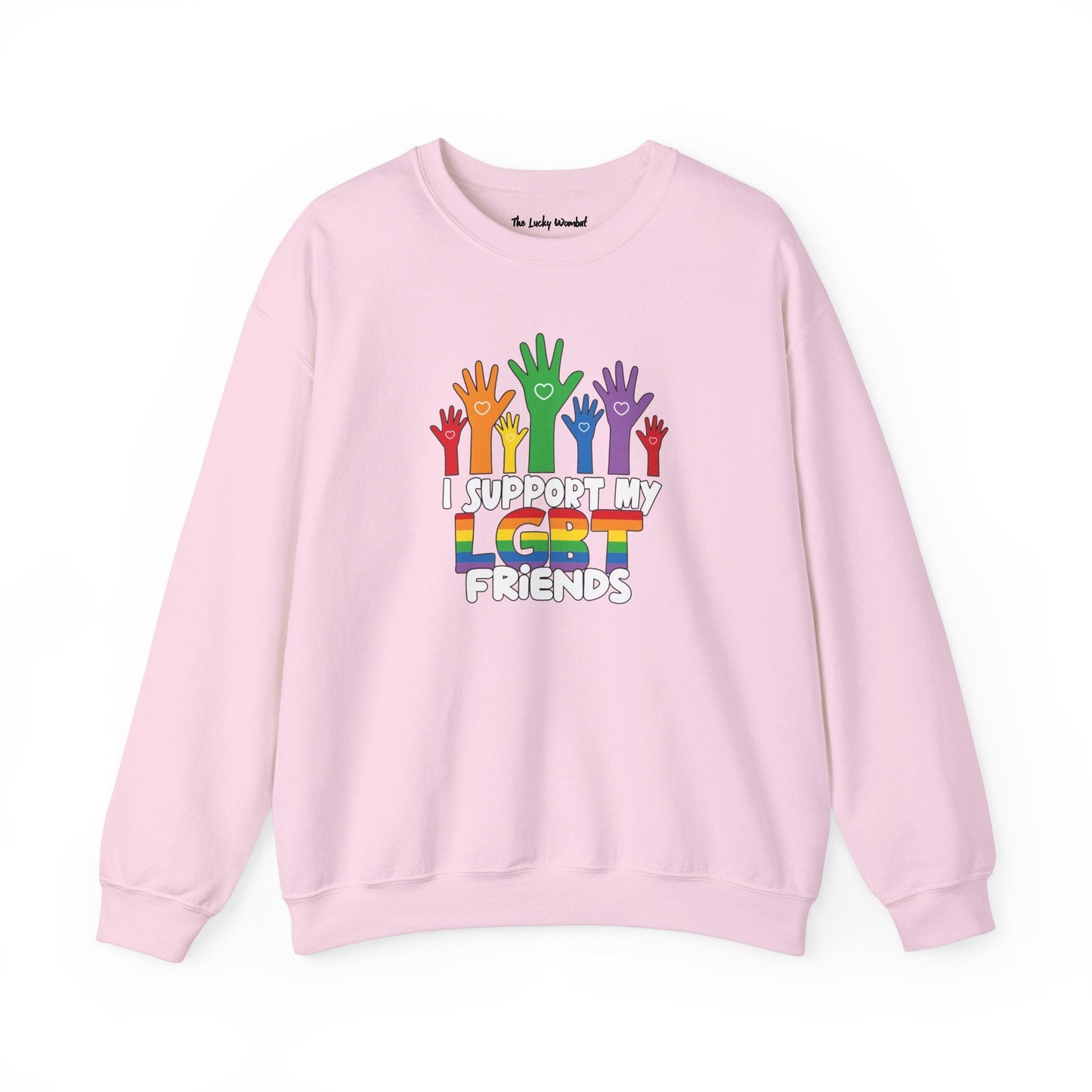 Support My LGBT Friends - Sweatshirt - Sweatshirt - The Lucky Wombat