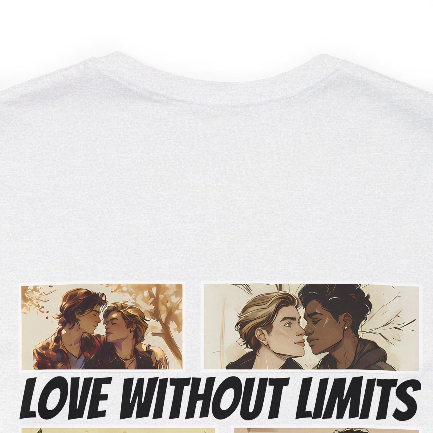 Love Without Limits - Boys - Unisex T-Shirt - T-Shirt - Ash The Lucky Wombat