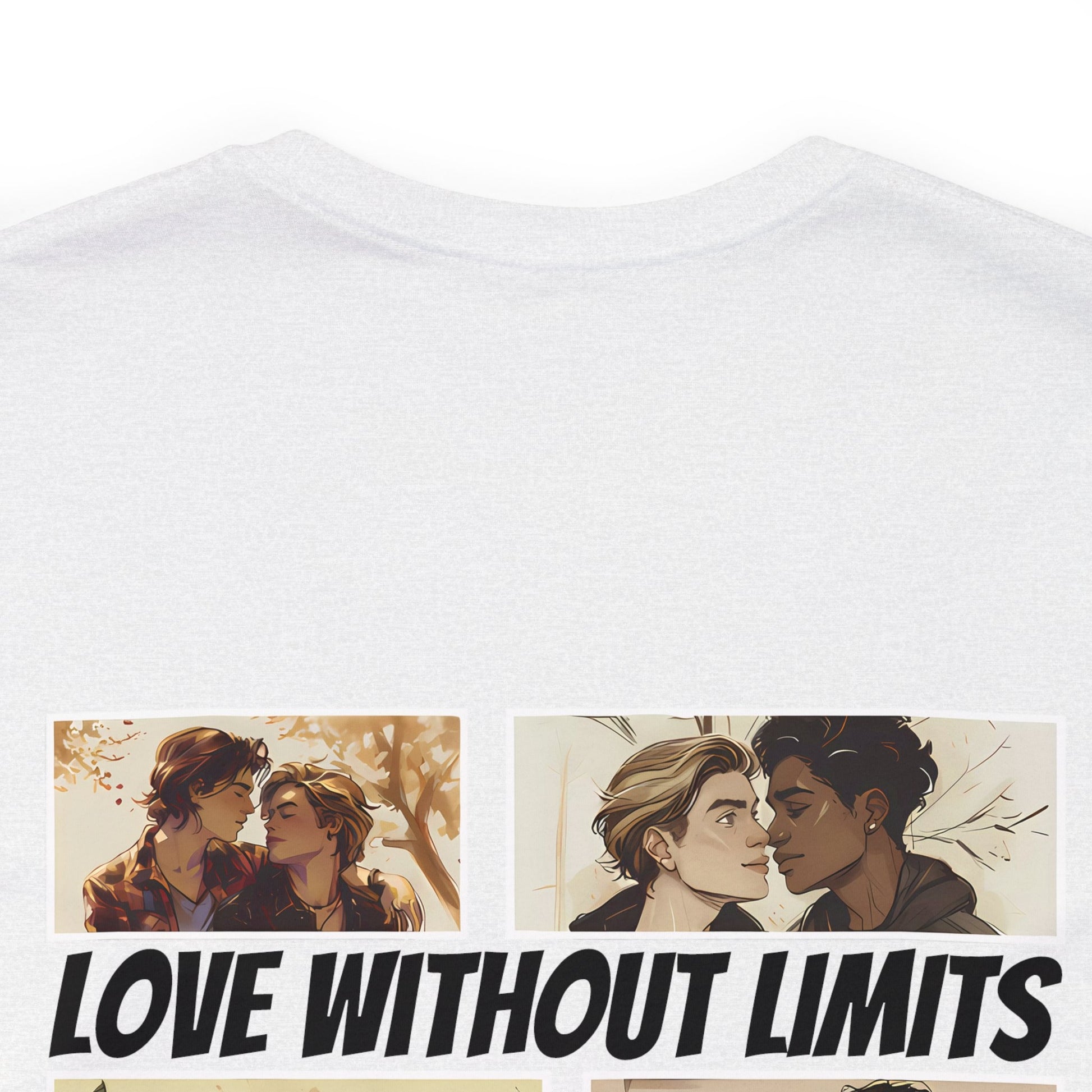 Love Without Limits - Boys - Unisex T-Shirt - T-Shirt - Ash The Lucky Wombat