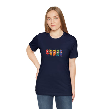 Cutties in Hoodies - Unisex T-Shirt - T-Shirt - Navy - The Lucky Wombat