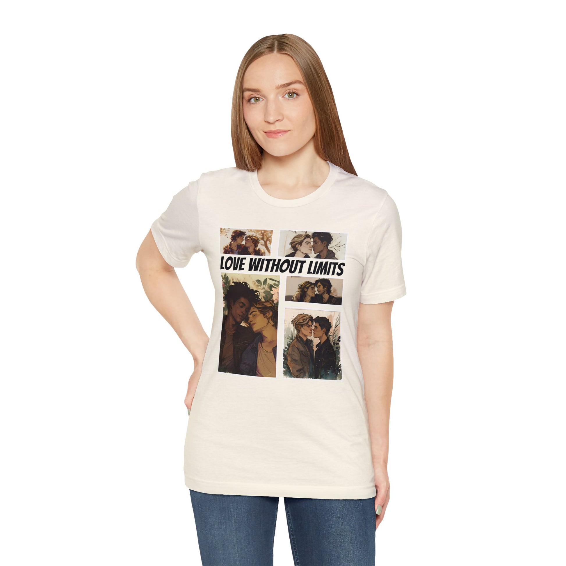 Love Without Limits - Boys - Unisex T-Shirt - T-Shirt - Natural The Lucky Wombat