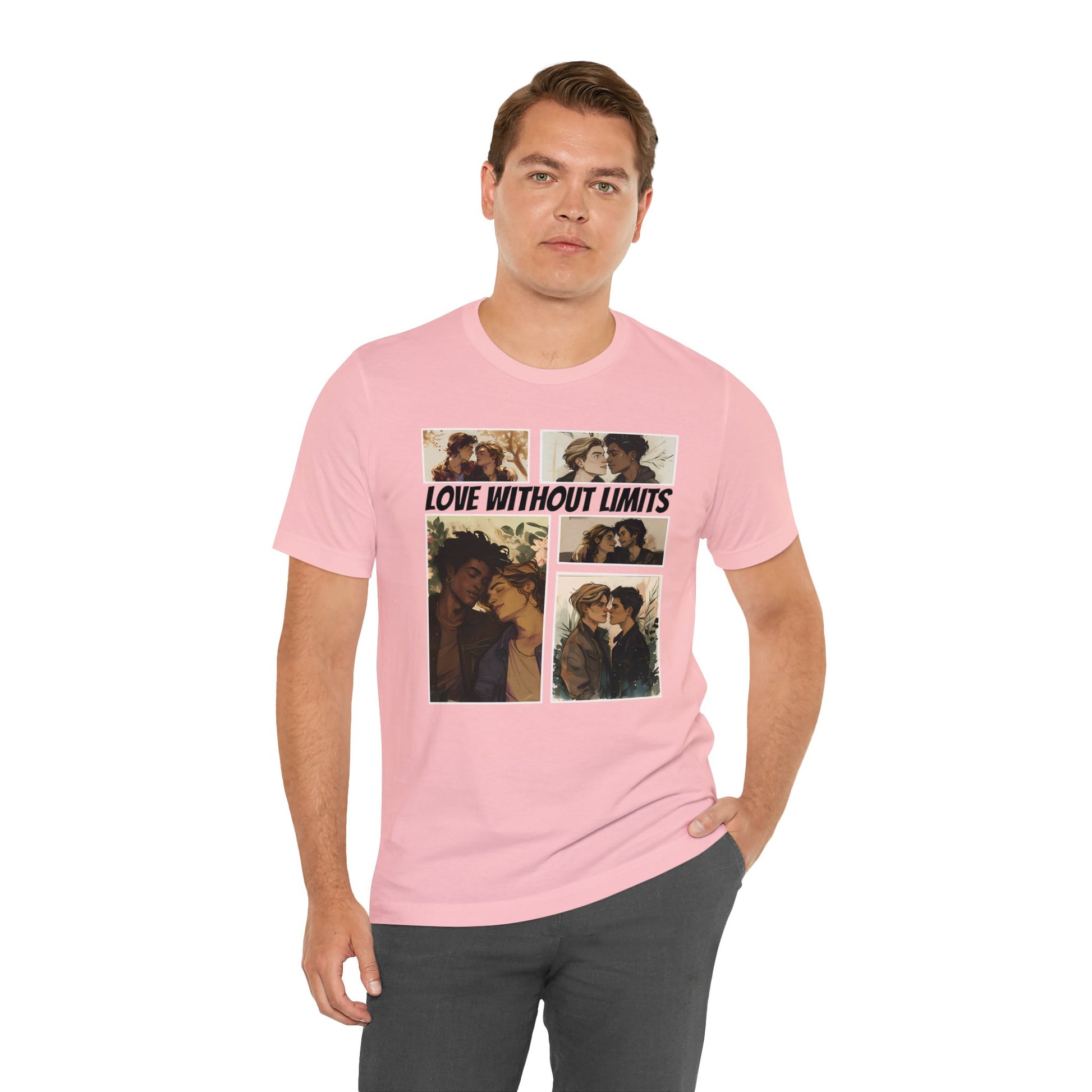 Love Without Limits - Boys - Unisex T-Shirt - T-Shirt - Pink | The Lucky Wombat