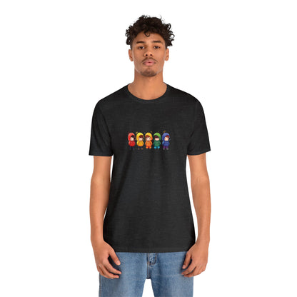 Cutties in Hoodies - Unisex T-Shirt - T-Shirt - Dark Grey Heather - The Lucky Wombat
