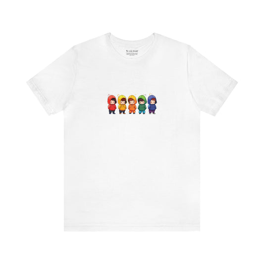 Cutties in Hoodies - Unisex T-Shirt - T-Shirt - White - S The Lucky Wombat