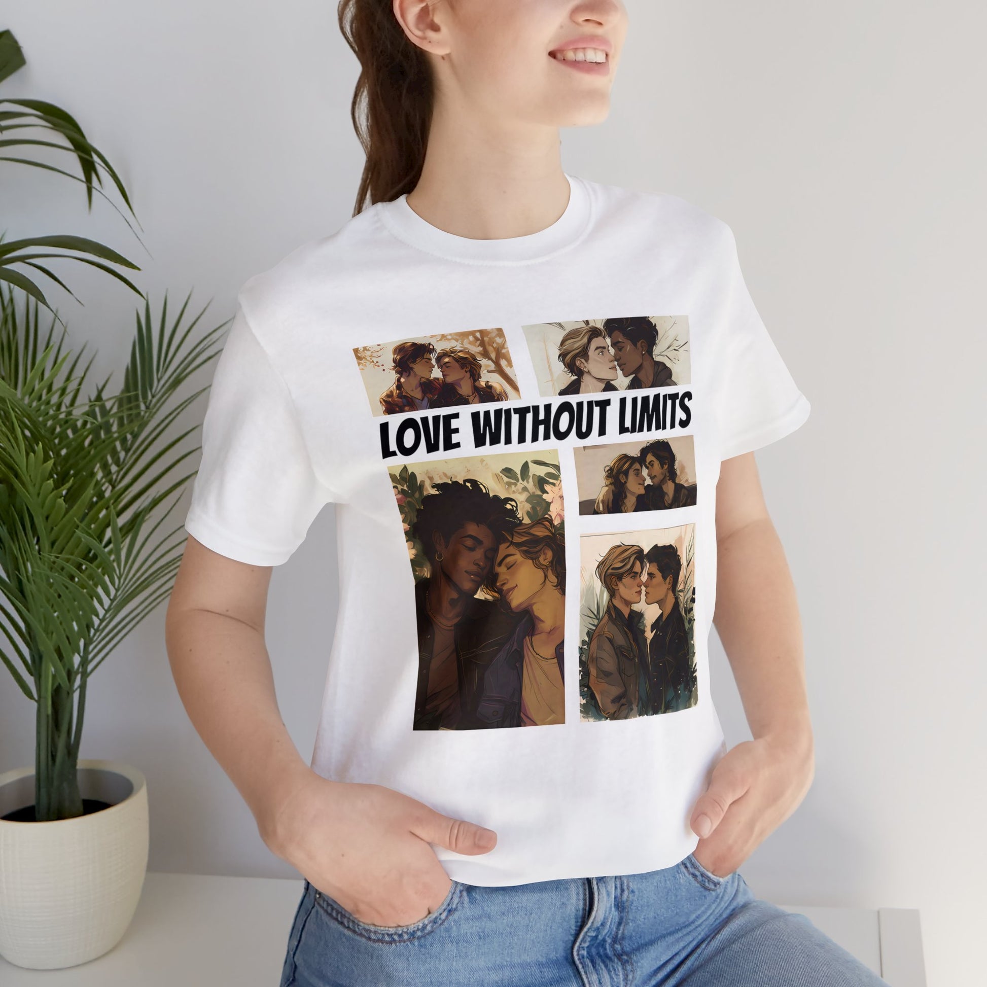 Love Without Limits - Boys - Unisex T-Shirt - T-Shirt - White | The Lucky Wombat