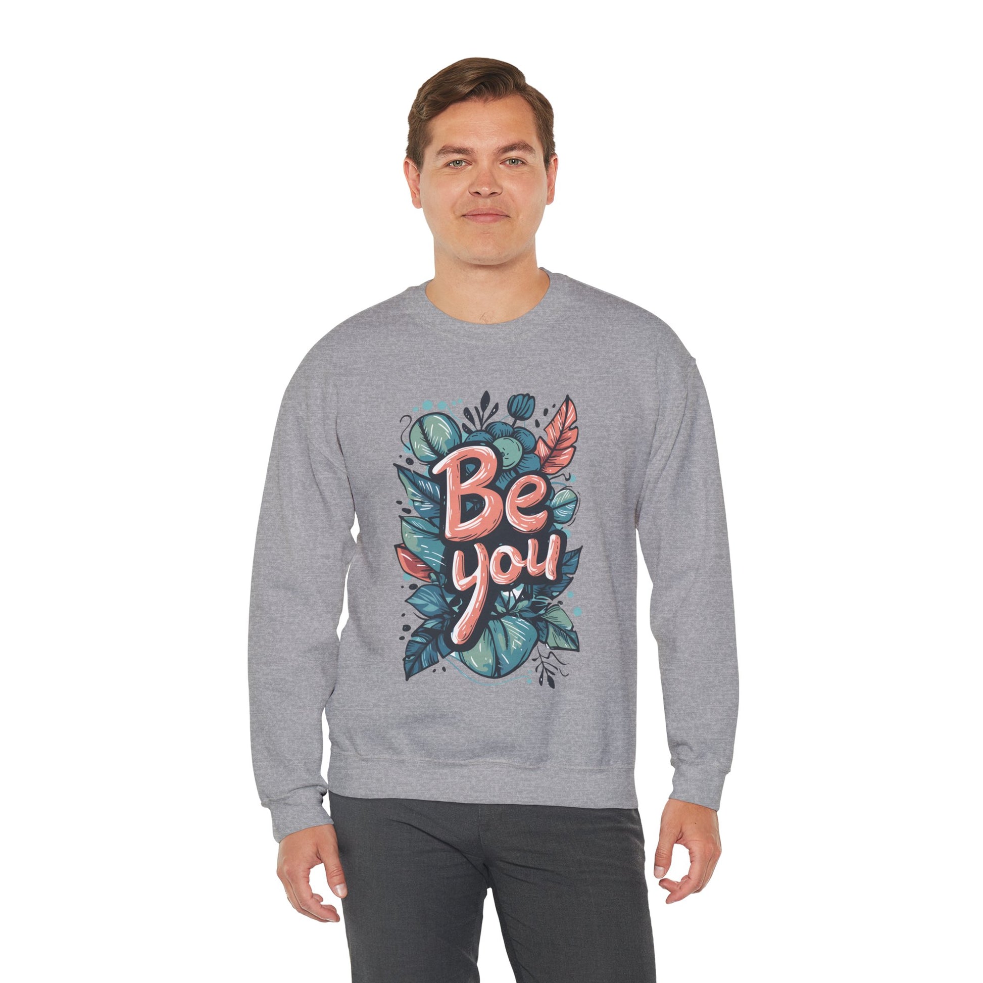 Leaves Be you Unisex Sweatshirt - Sweatshirt - The Lucky Wombat