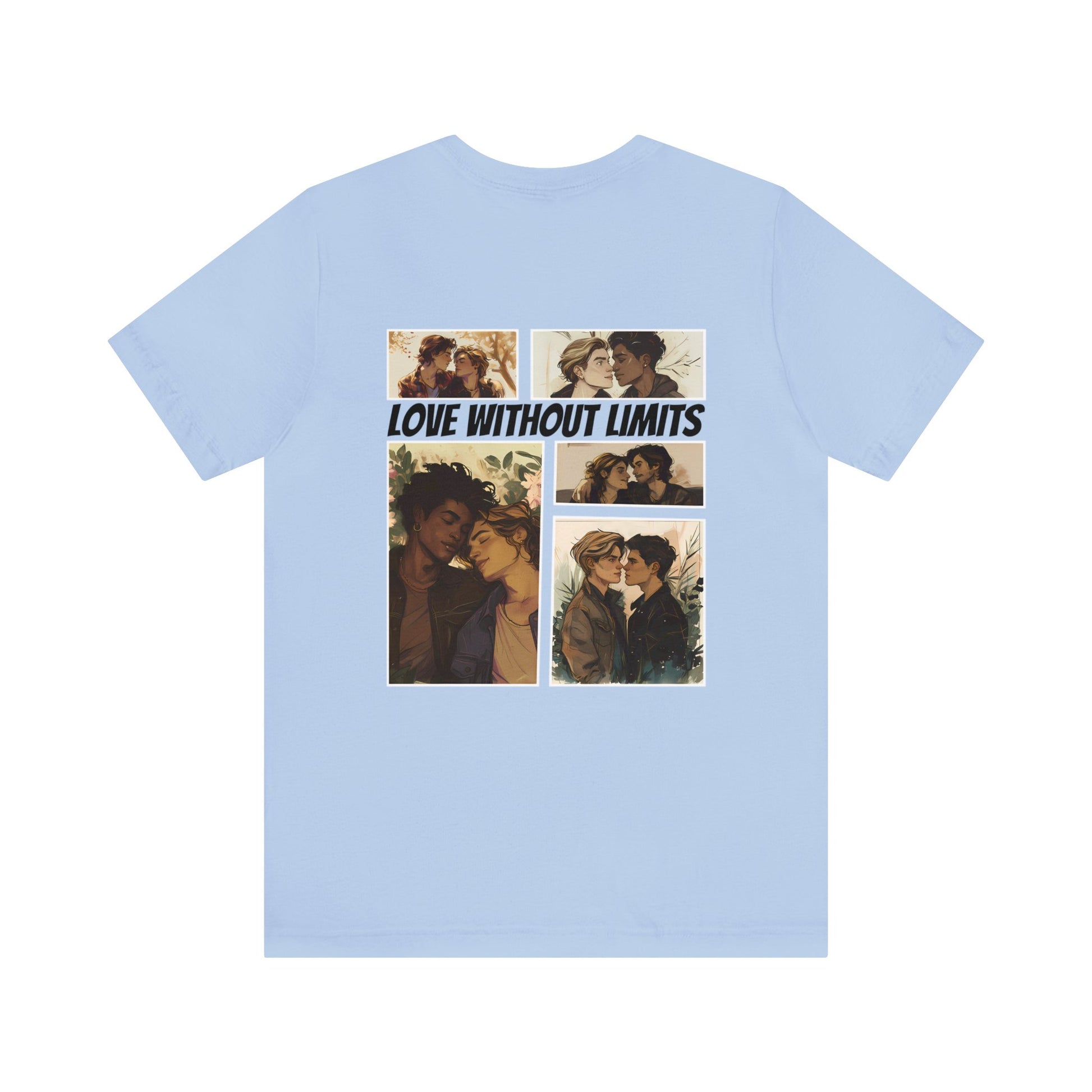 Love Without Limits - Boys - Unisex T-Shirt - T-Shirt - Baby Blue The Lucky Wombat