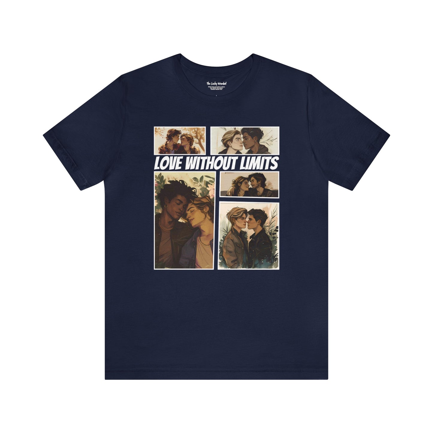 Love Without Limits - Boys - Unisex T-Shirt - T-Shirt - Navy The Lucky Wombat