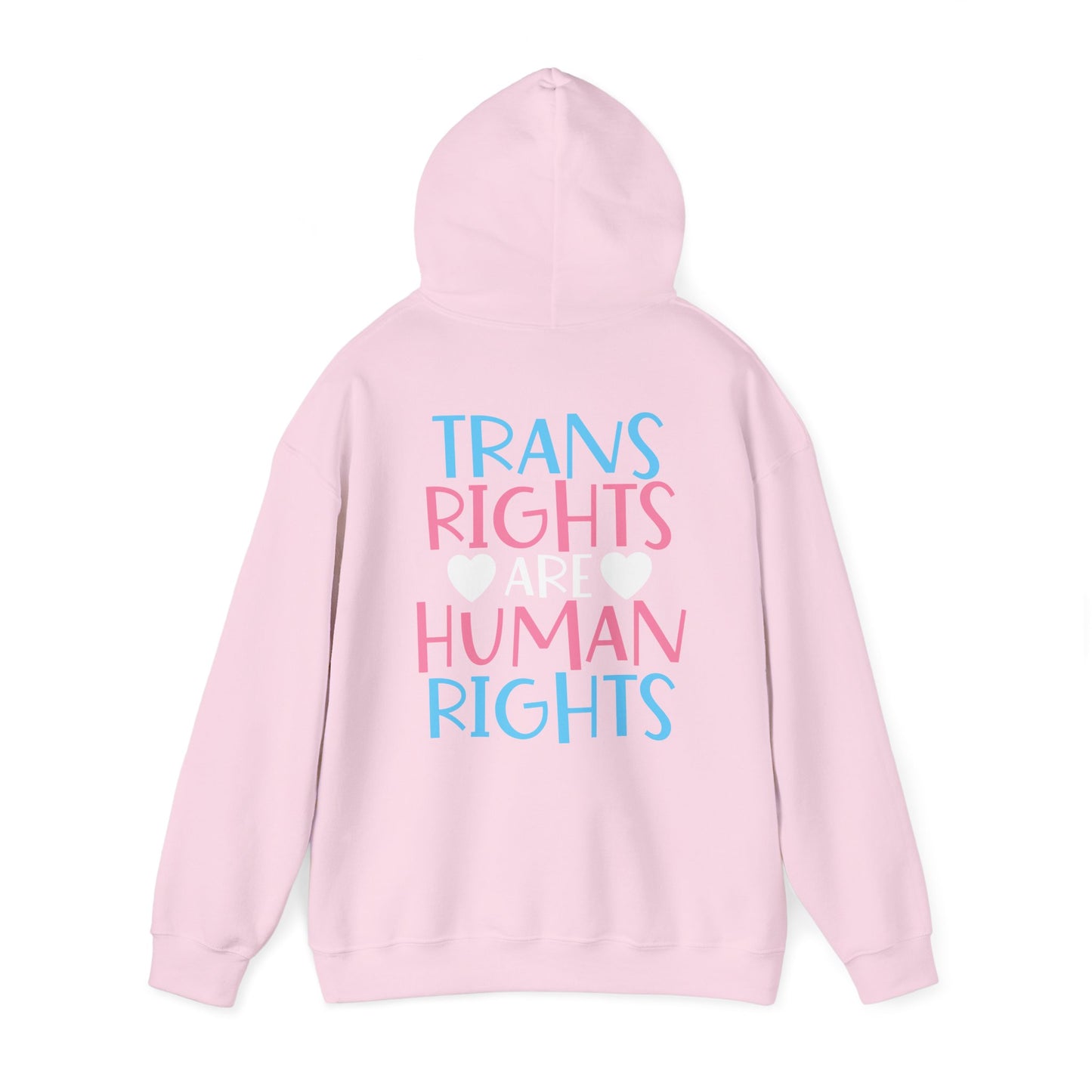 Trans Rights are Human Rights Hoodie - Hoodie - The Lucky Wombat