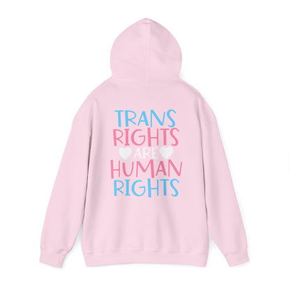 Trans Rights are Human Rights Hoodie - Hoodie - The Lucky Wombat