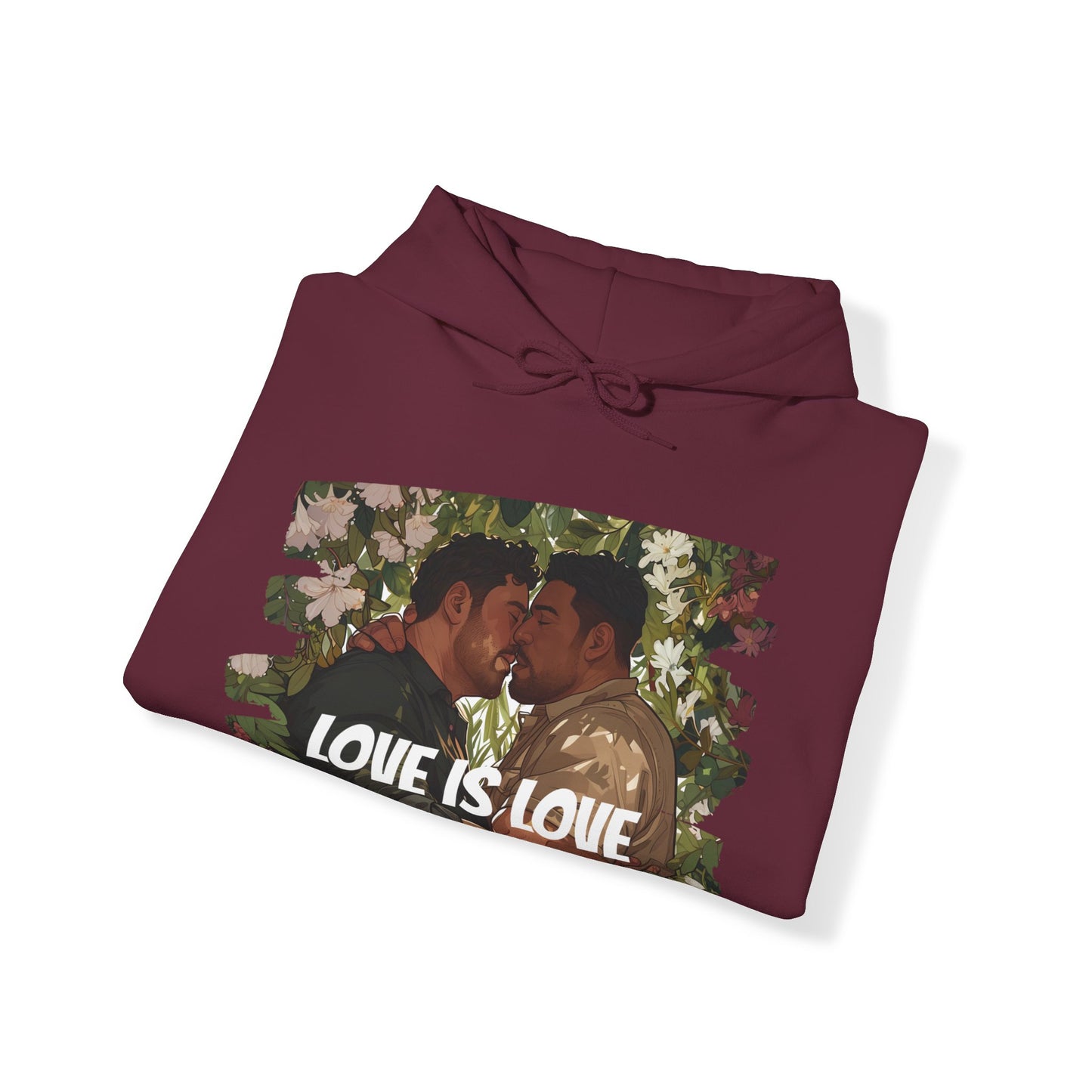 Love Is Love - Bears - Unisex Hoodie - Hoodie - Heather Navy - The Lucky Wombat