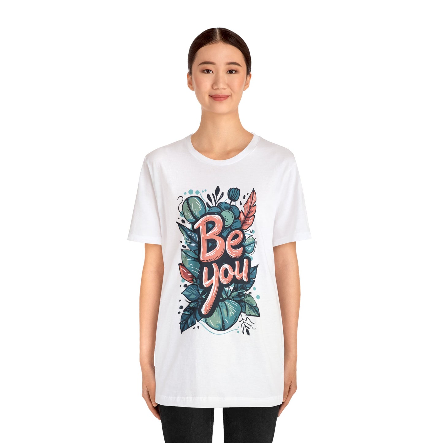 Leaves Be you - Unisex T-shirt - T-Shirt - The Lucky Wombat