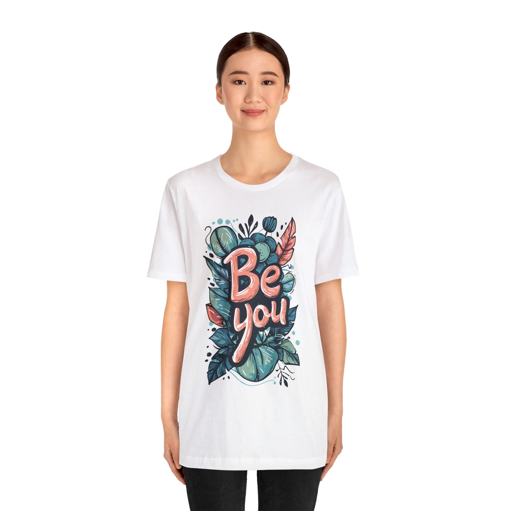 Leaves Be you - Unisex T-shirt - T-Shirt - The Lucky Wombat
