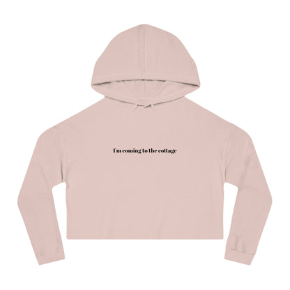 I’m Coming to the Cottage - Cropped Hoodie - Heated Rivalry Quote
