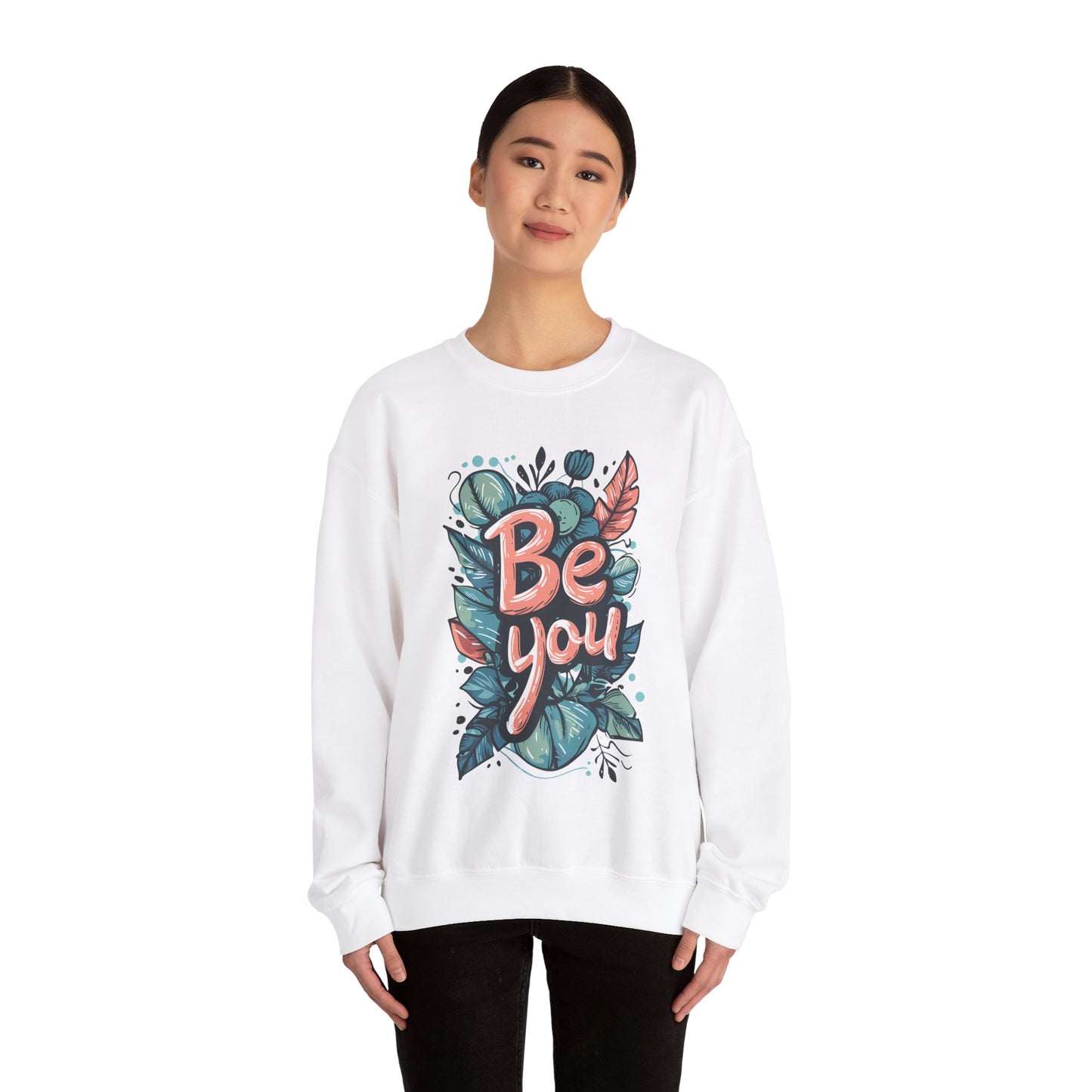 Leaves Be you Unisex Sweatshirt - Sweatshirt - The Lucky Wombat